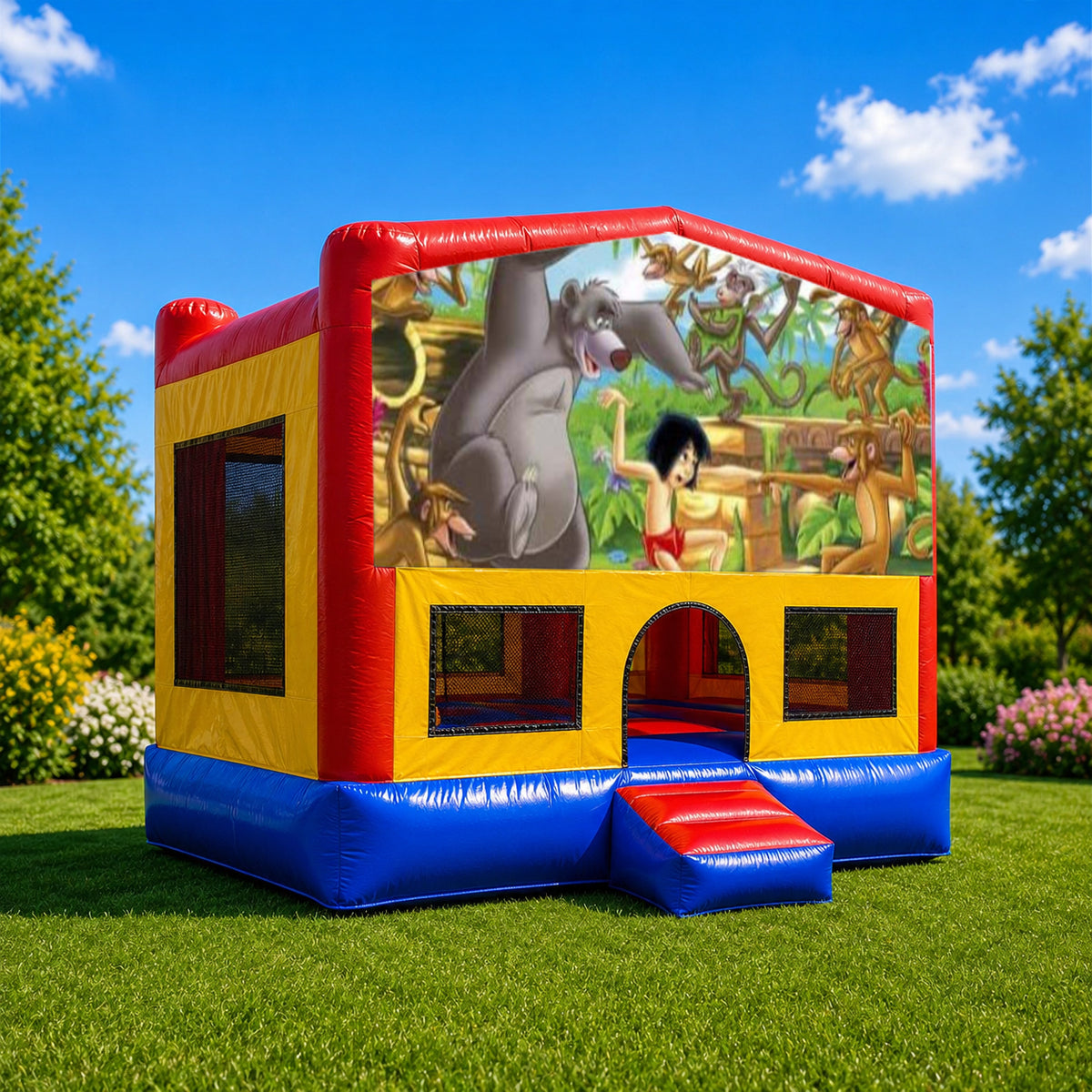 Jungle Book Small Square Jumping Castle