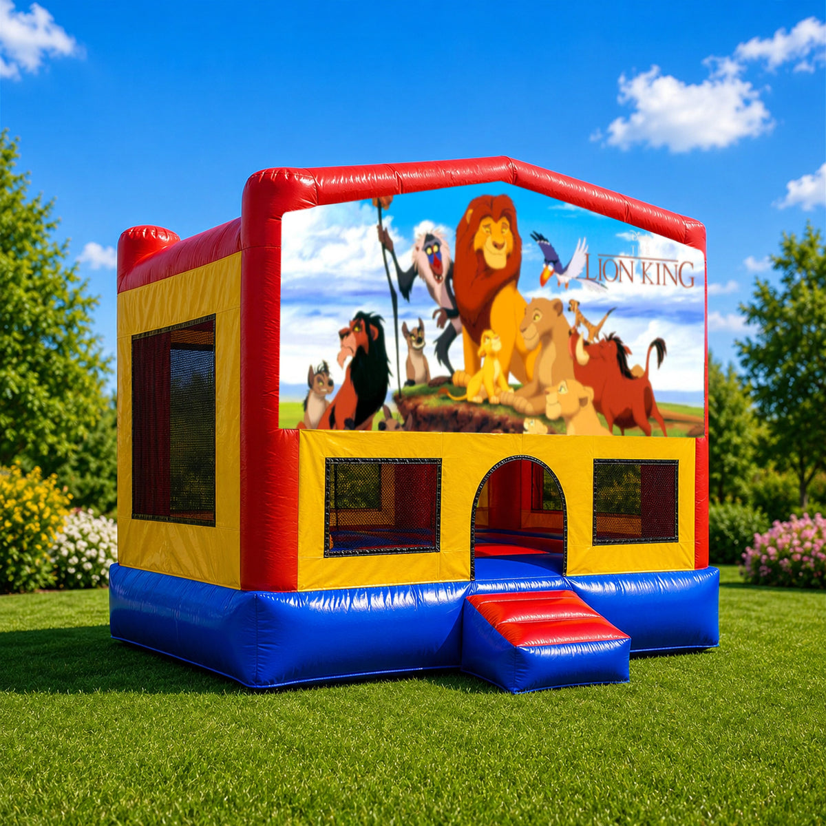 Lion King Small Square Jumping Castle