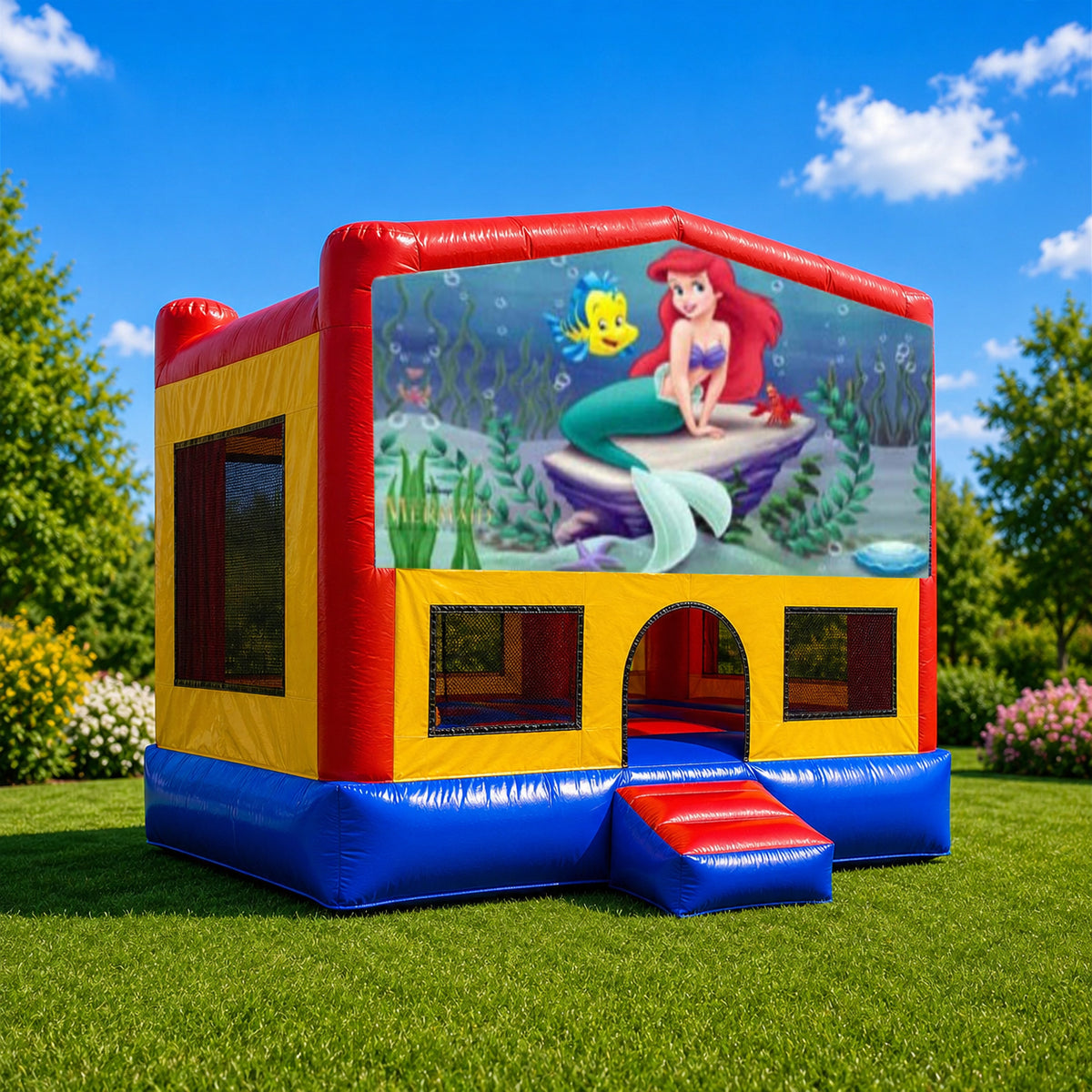 Little Mermaid Small Square Jumping Castle