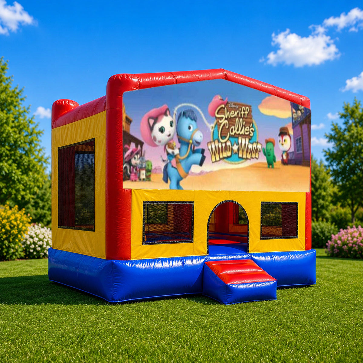 Sheriff Callies Small Square Jumping Castle