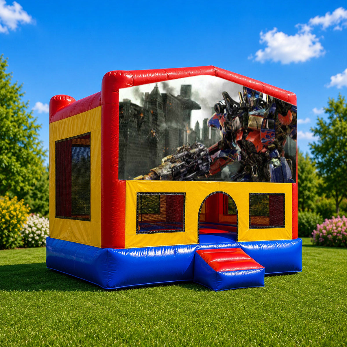Transformers Small Square Jumping Castle