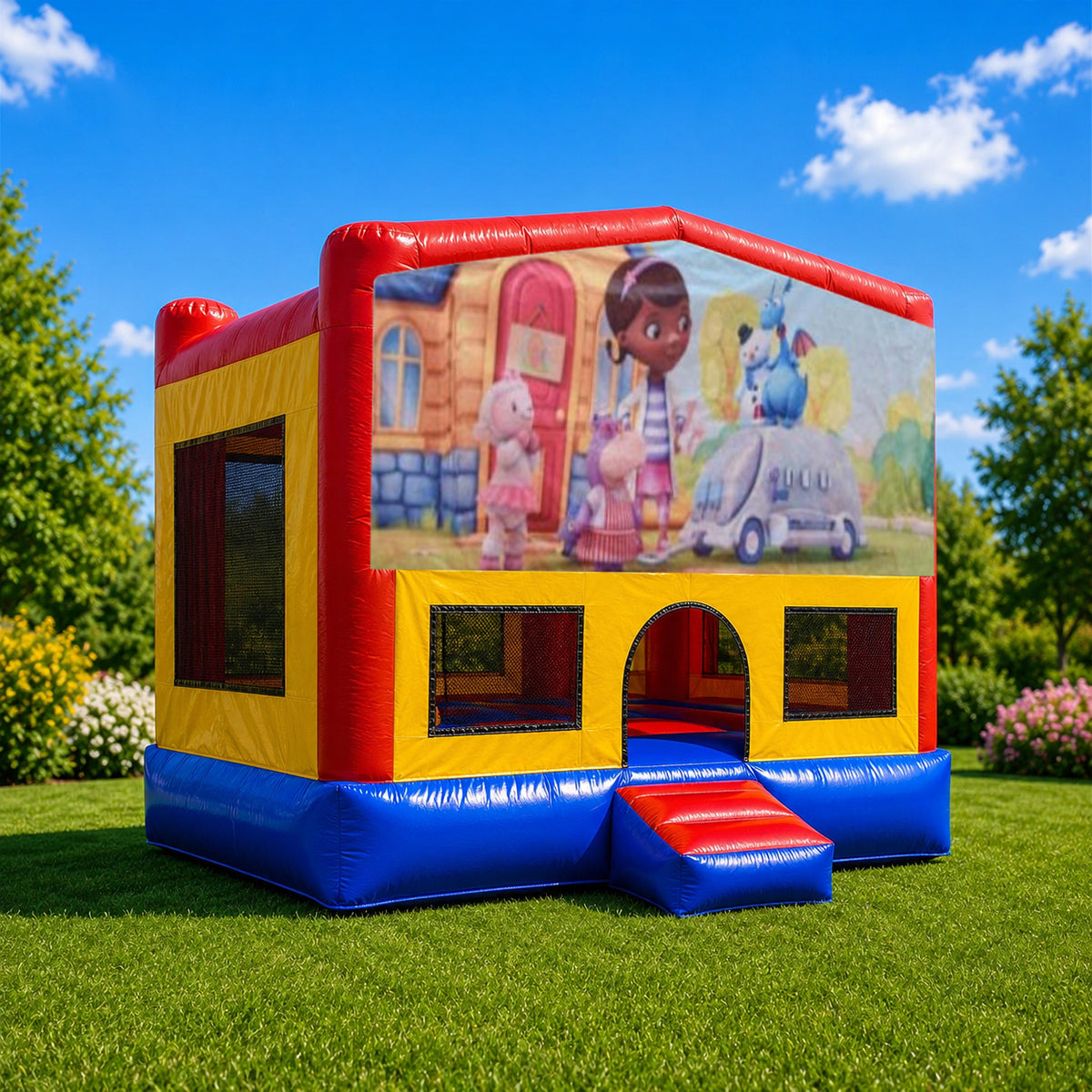 Doc McStuffins Small Square Jumping Castle