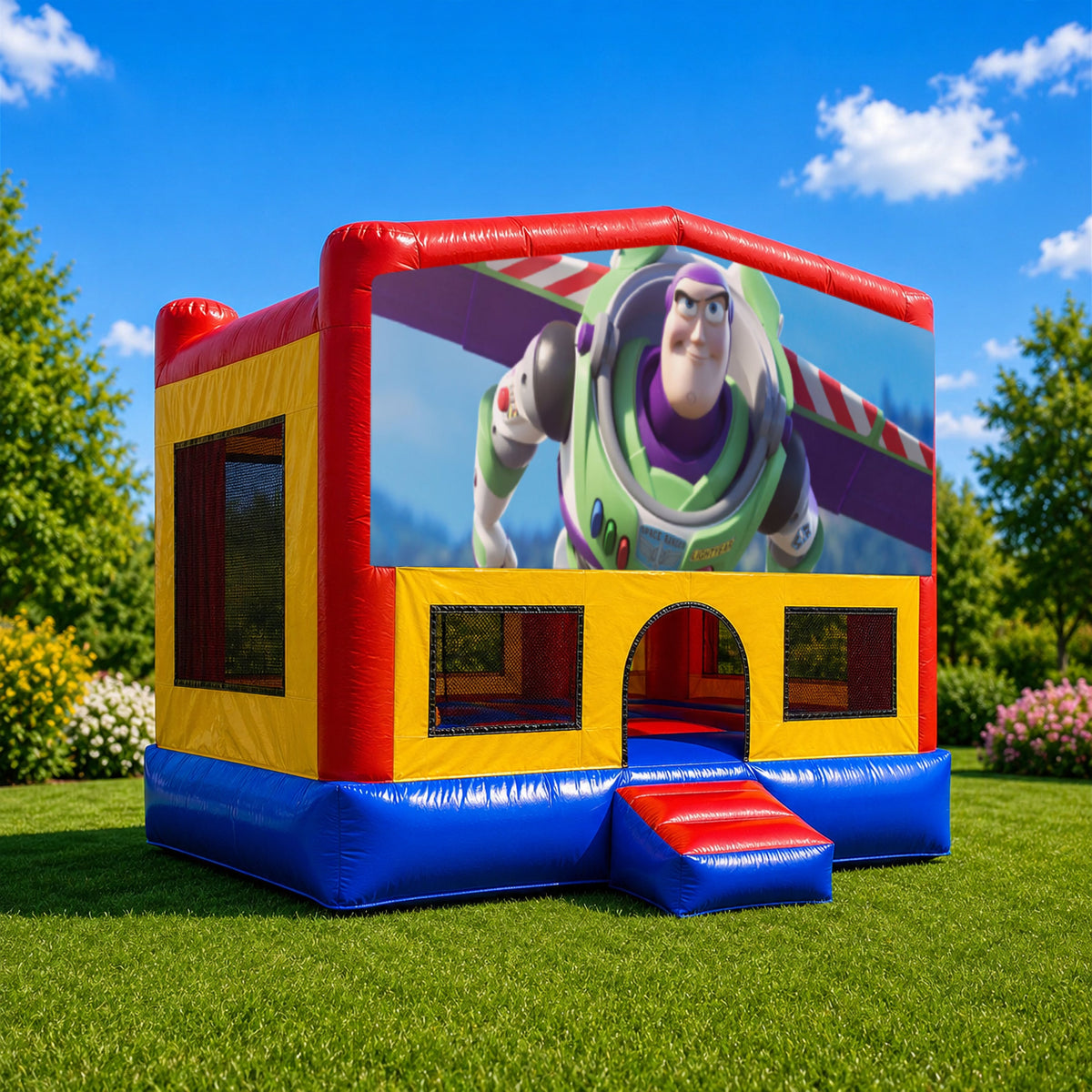 Buzz Lightyear  Small Square Jumping Castle