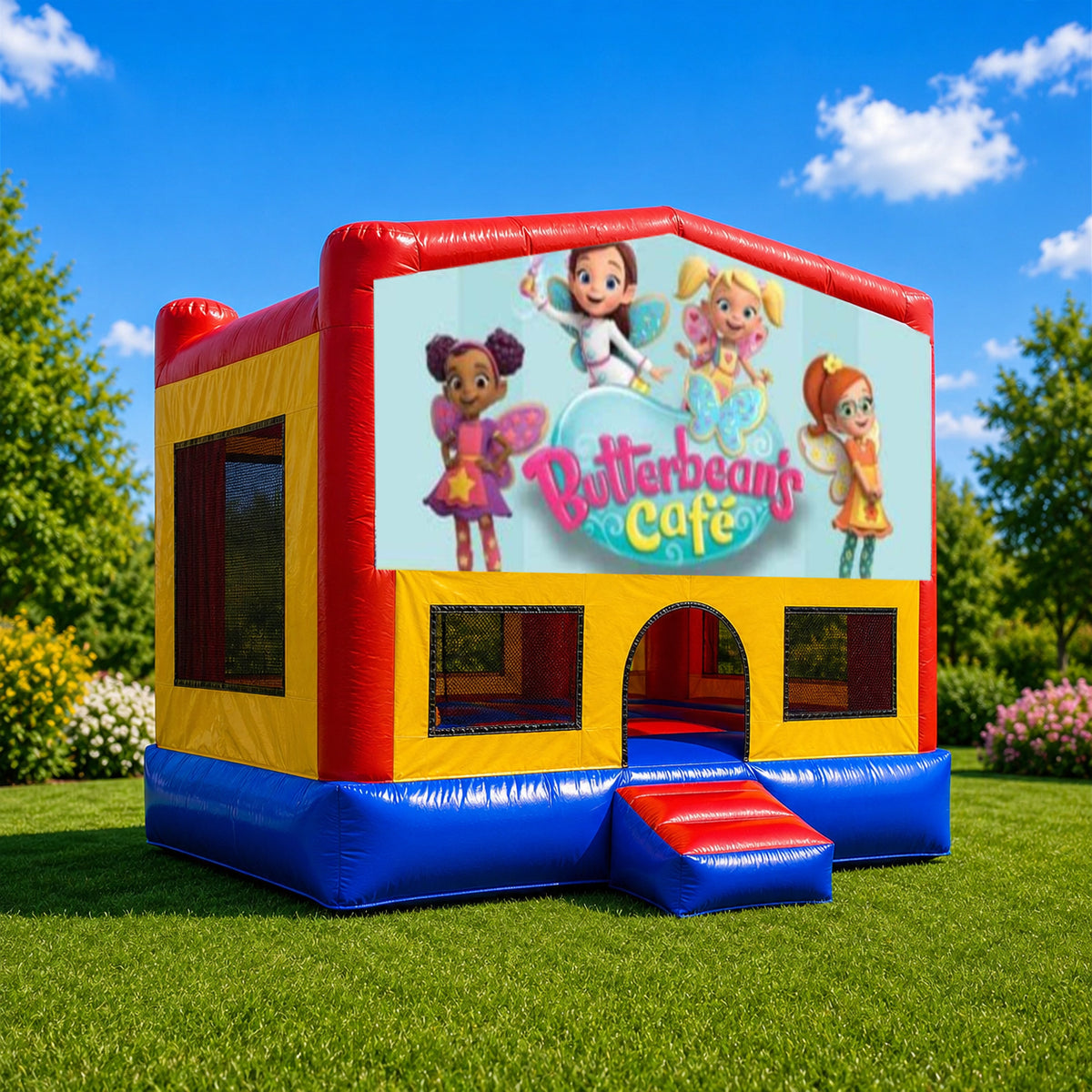 Butterbeans Cafe  Small Square Jumping Castle