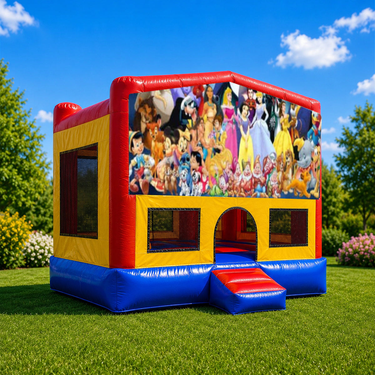 World of Disney Small Square Jumping Castle