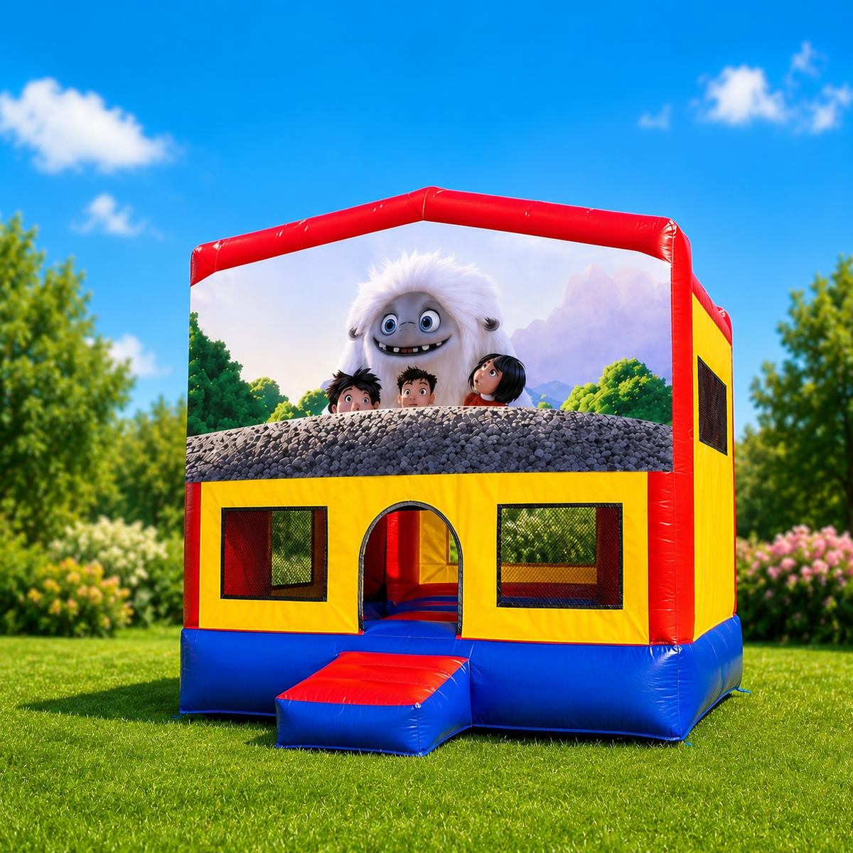 Abominable Small Square Jumping Castle