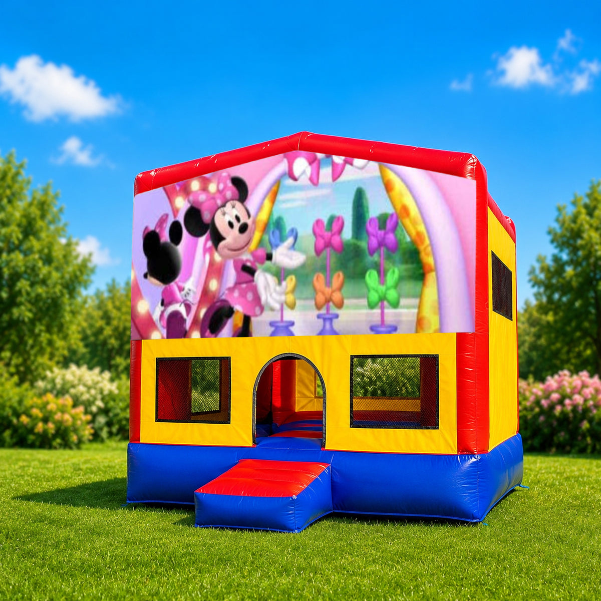 Minnie Mouse Small Square Jumping Castle