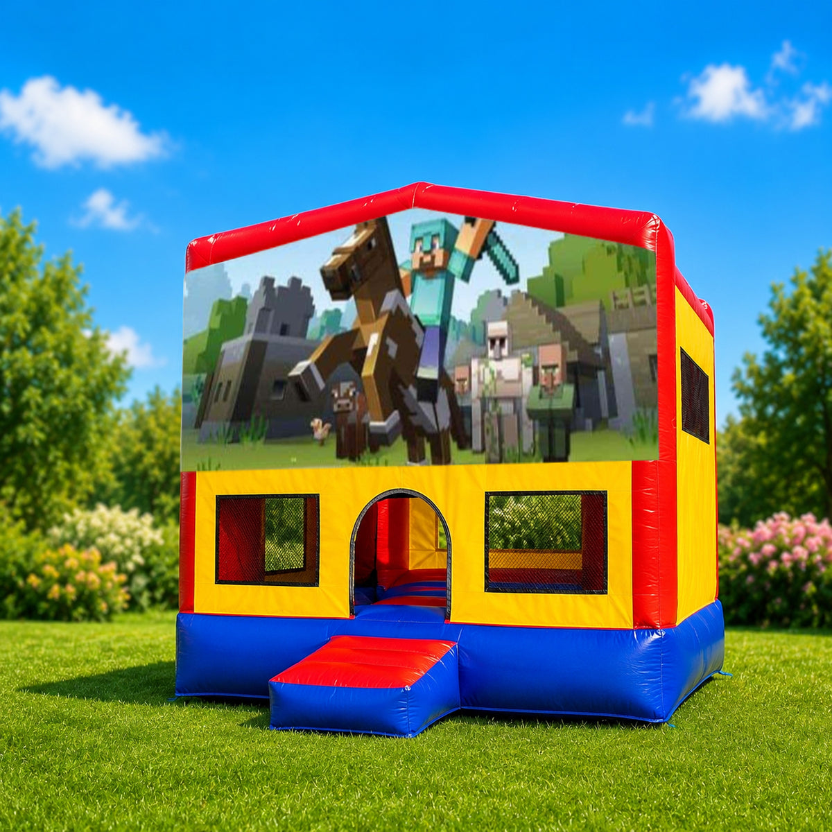 Minecraft  Small Square Jumping Castle