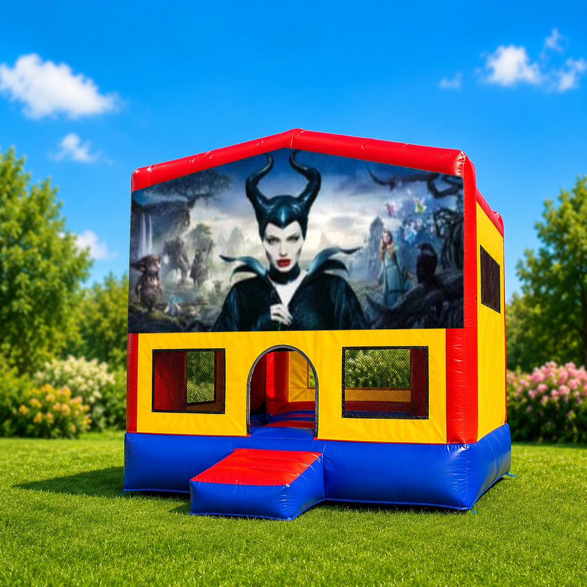 Maleficent Small Square Jumping Castle
