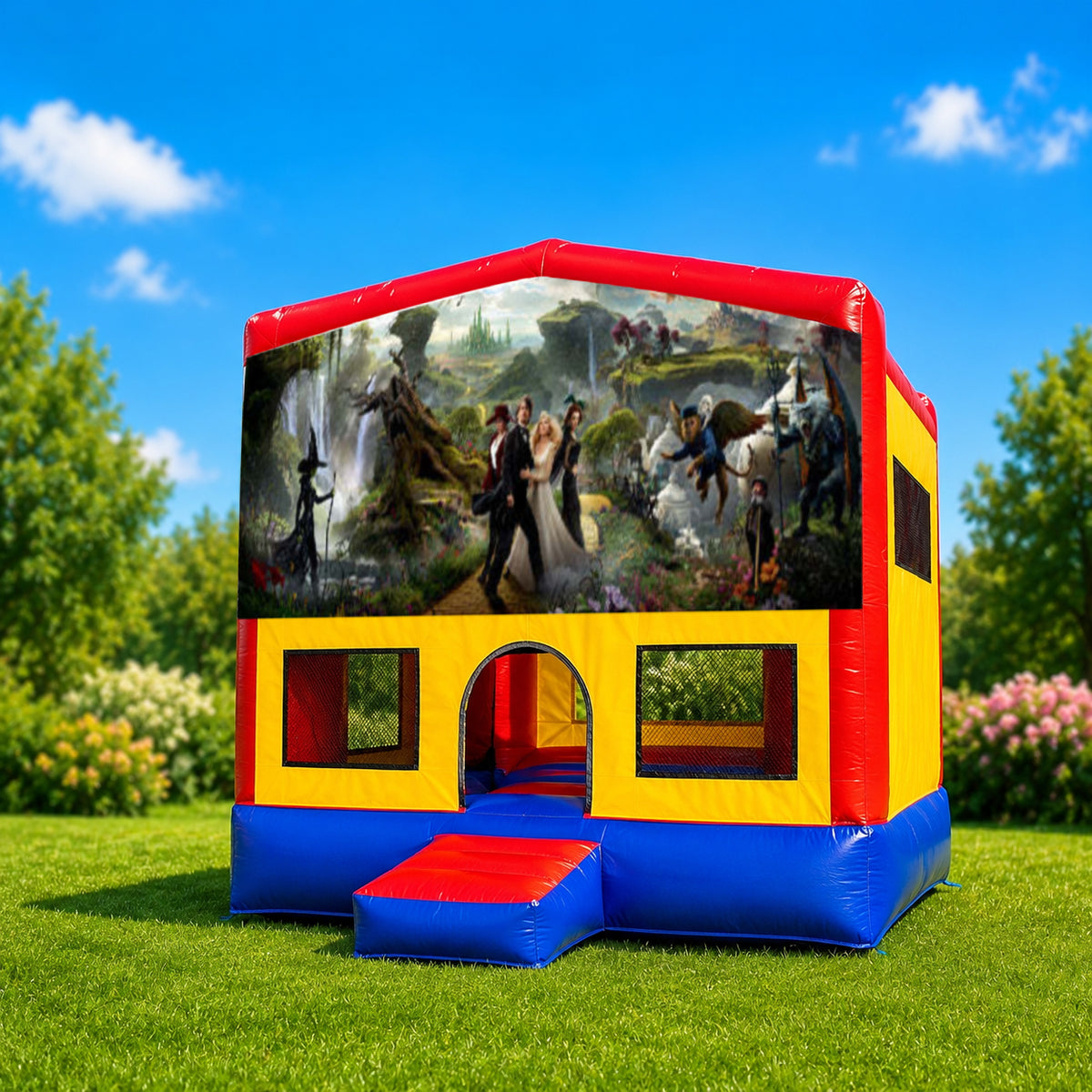 Alice in Wonderland #2 Small Square Jumping Castle