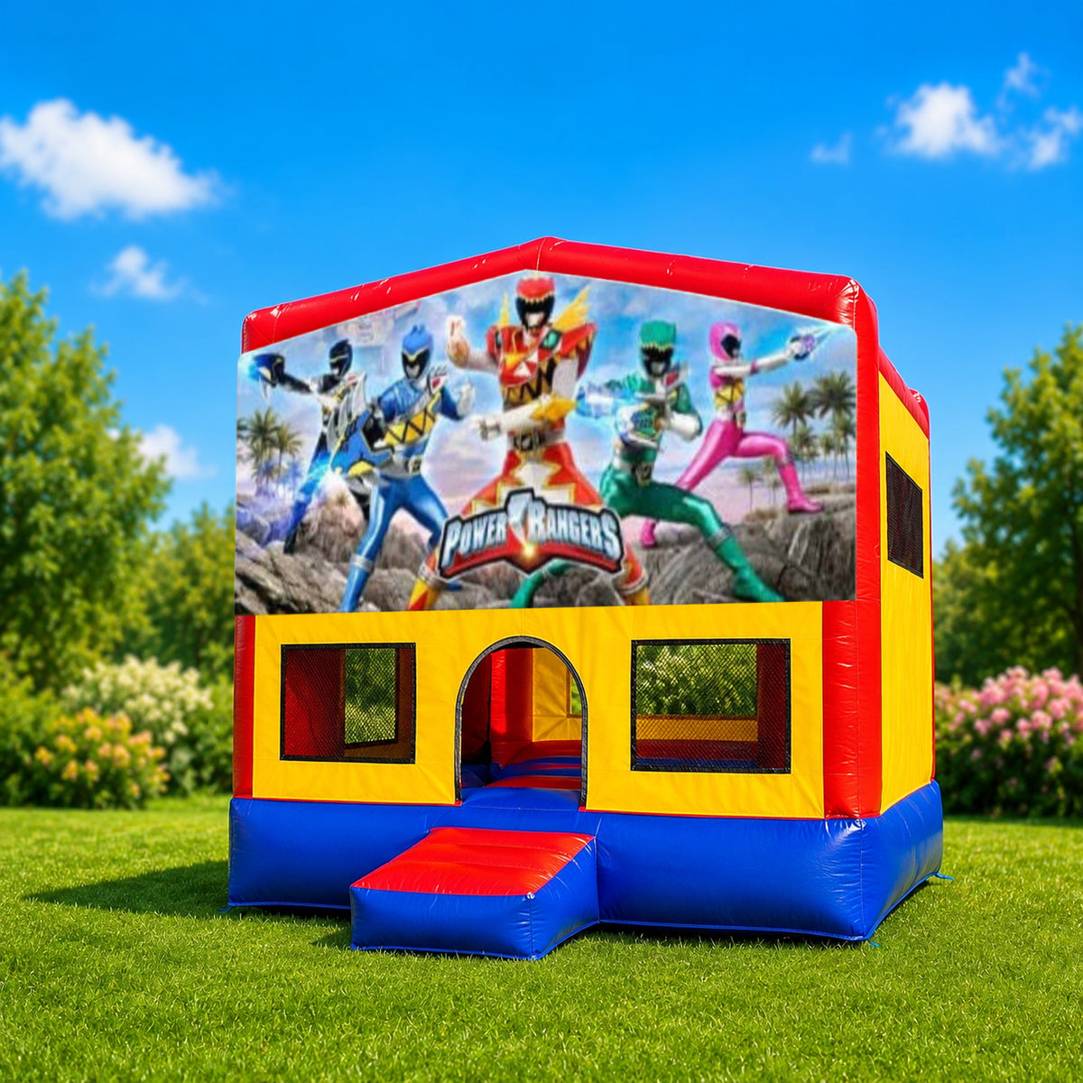 Power Rangers Small Square Jumping Castle