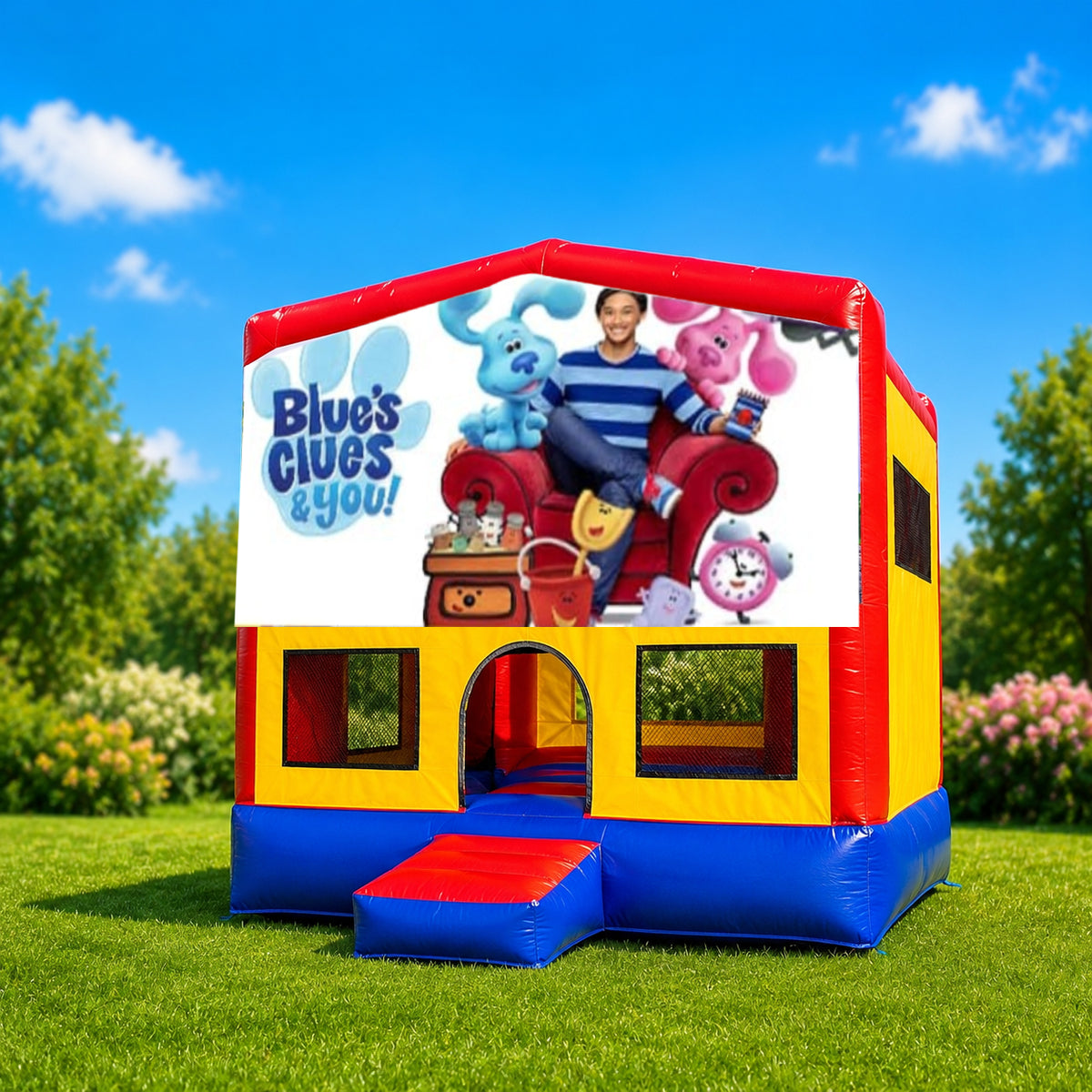 Blues Clues #2 Small Square Jumping Castle