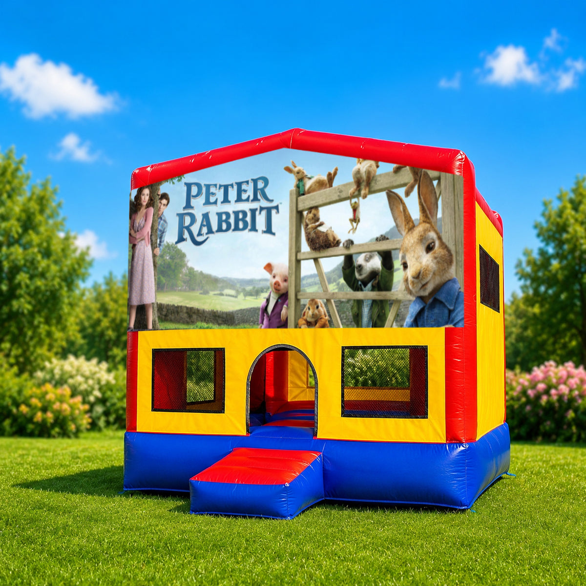 Peter Rabbit Small Square Jumping Castle