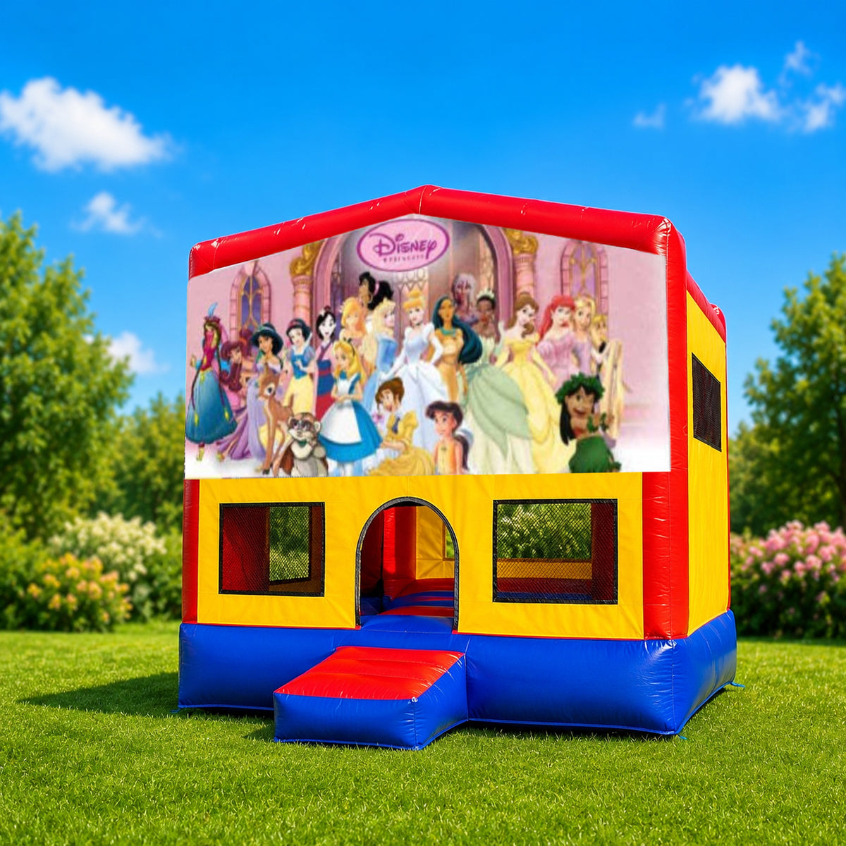 Disney Princess Small Square Jumping Castle