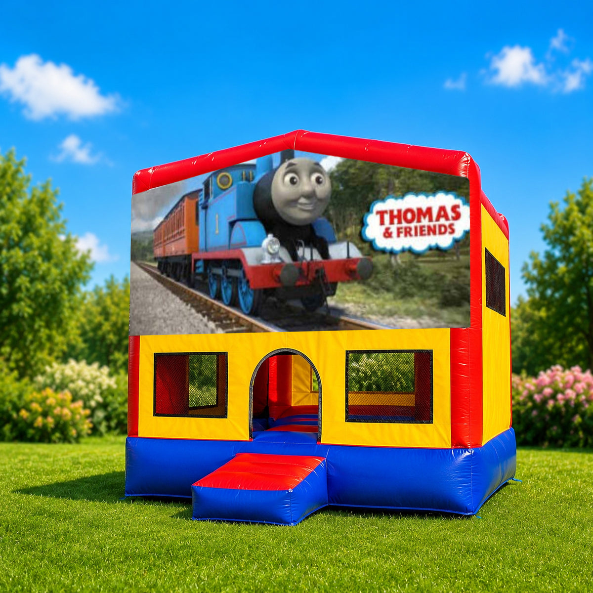 Thomas the Tank Small Square Jumping Castle