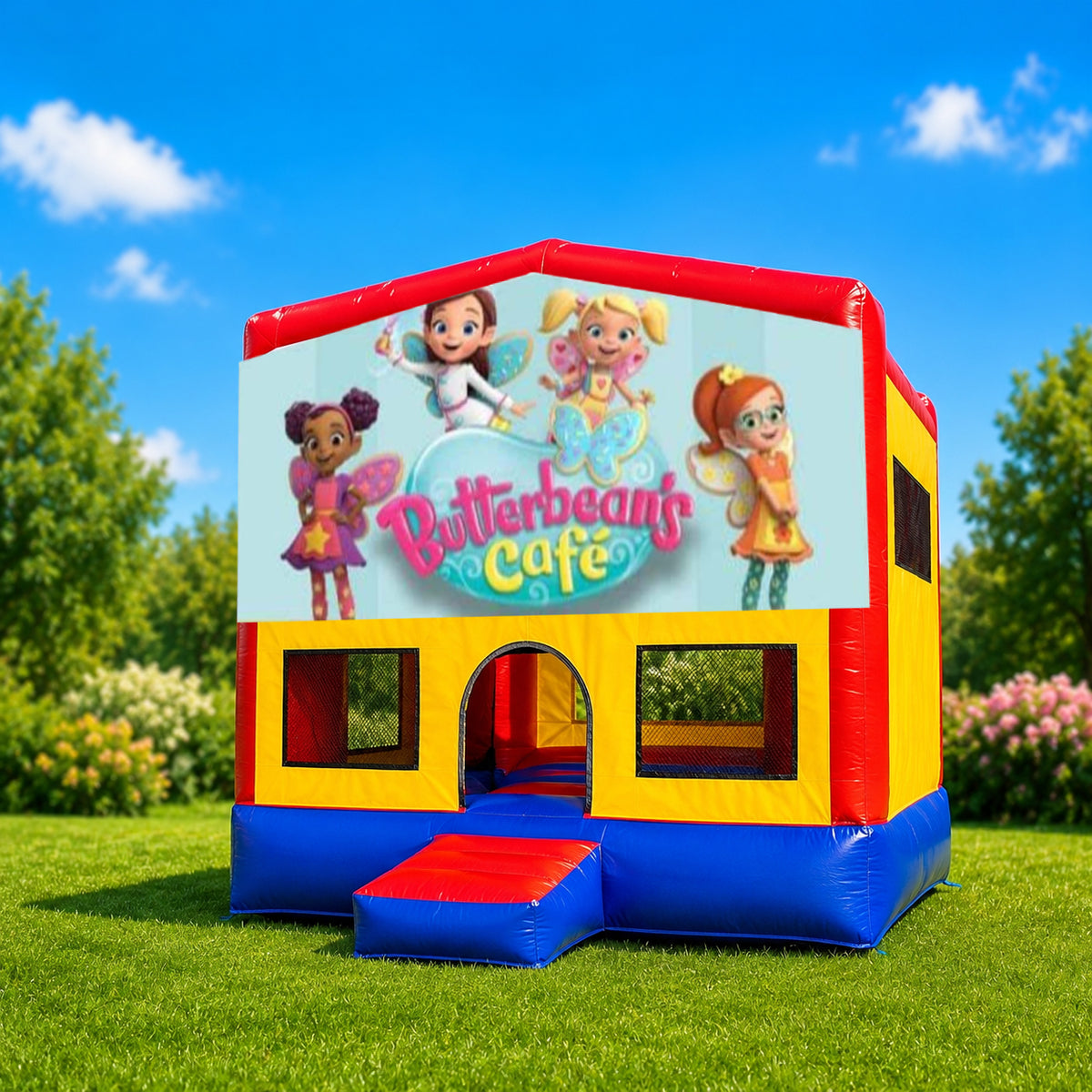 Butterbeans Cafe  Small Square Jumping Castle