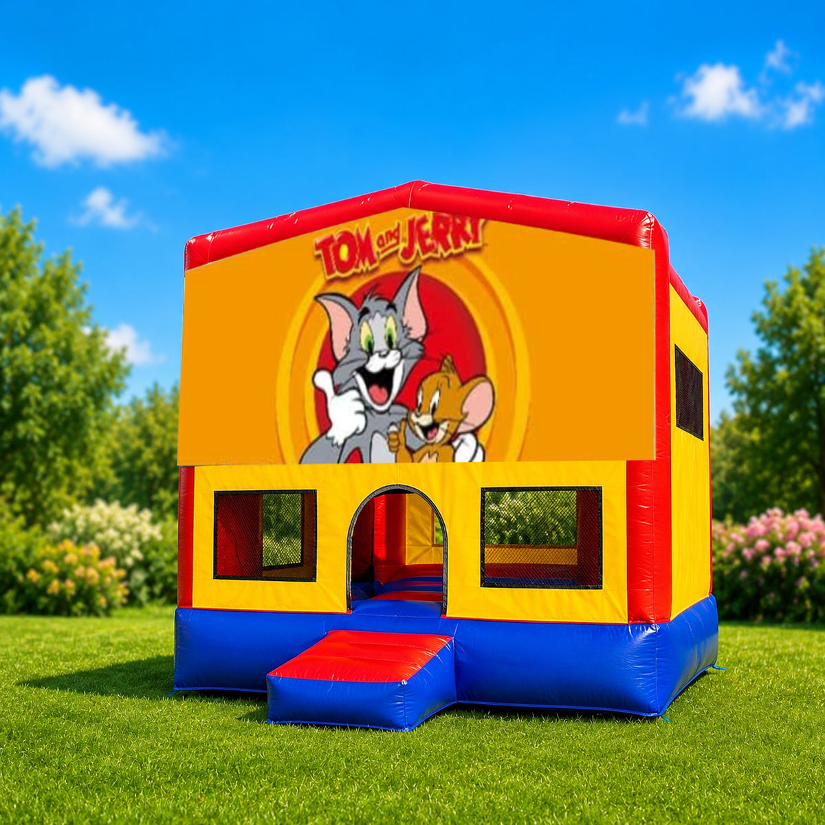 Tom And Jerry Small Square Jumping Castle