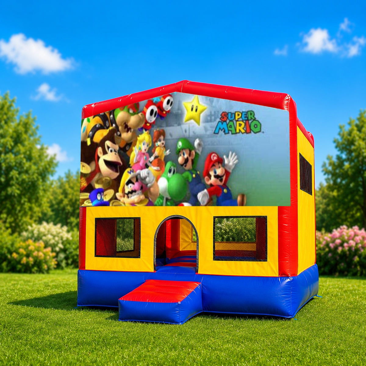 Super Mario Small Square Jumping Castle