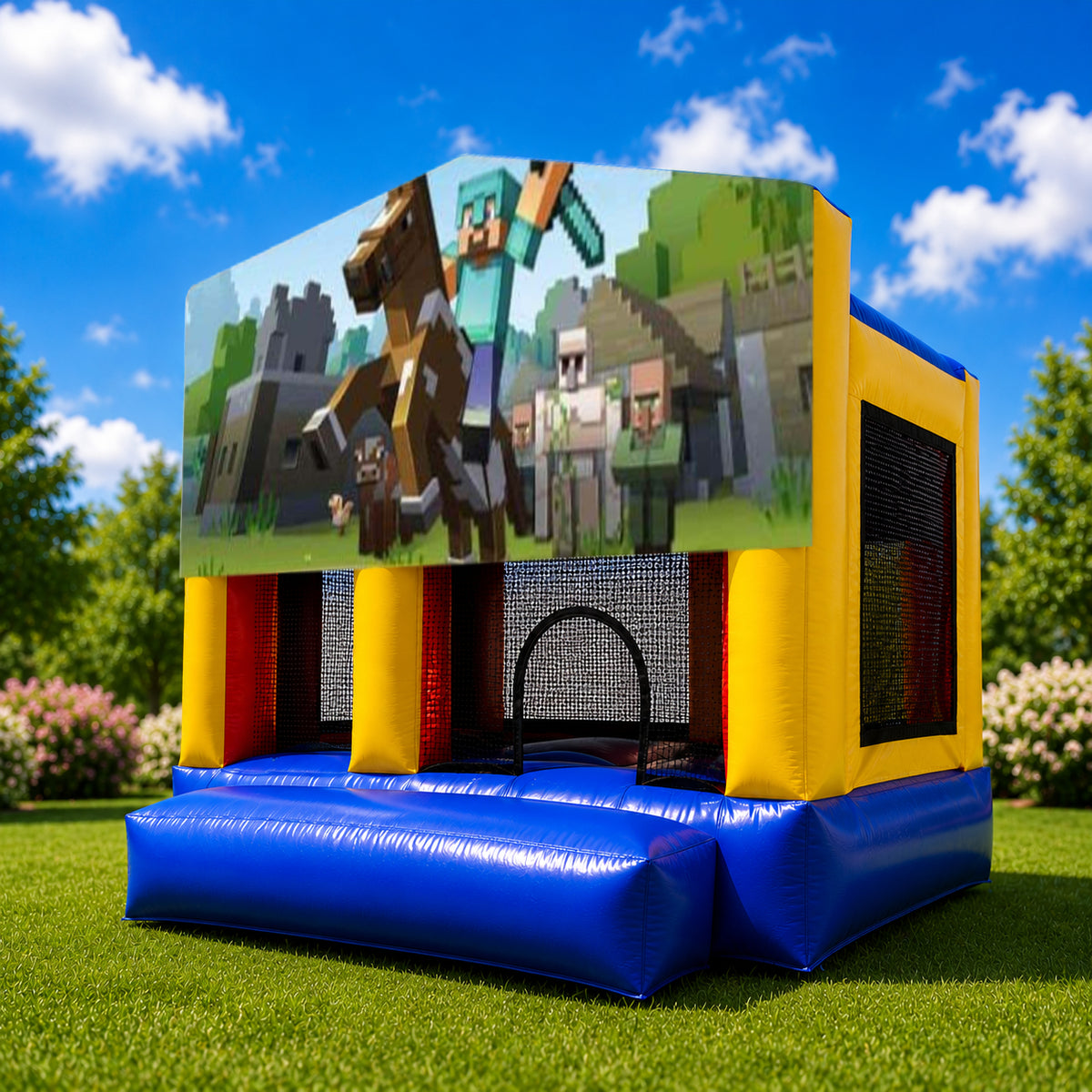 Minecraft Small Slide Jumping Castle