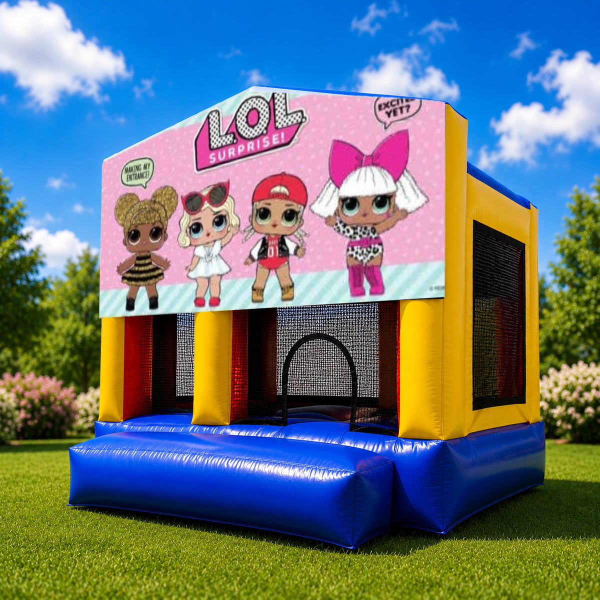LOL Surprise Small Slide Jumping Castle