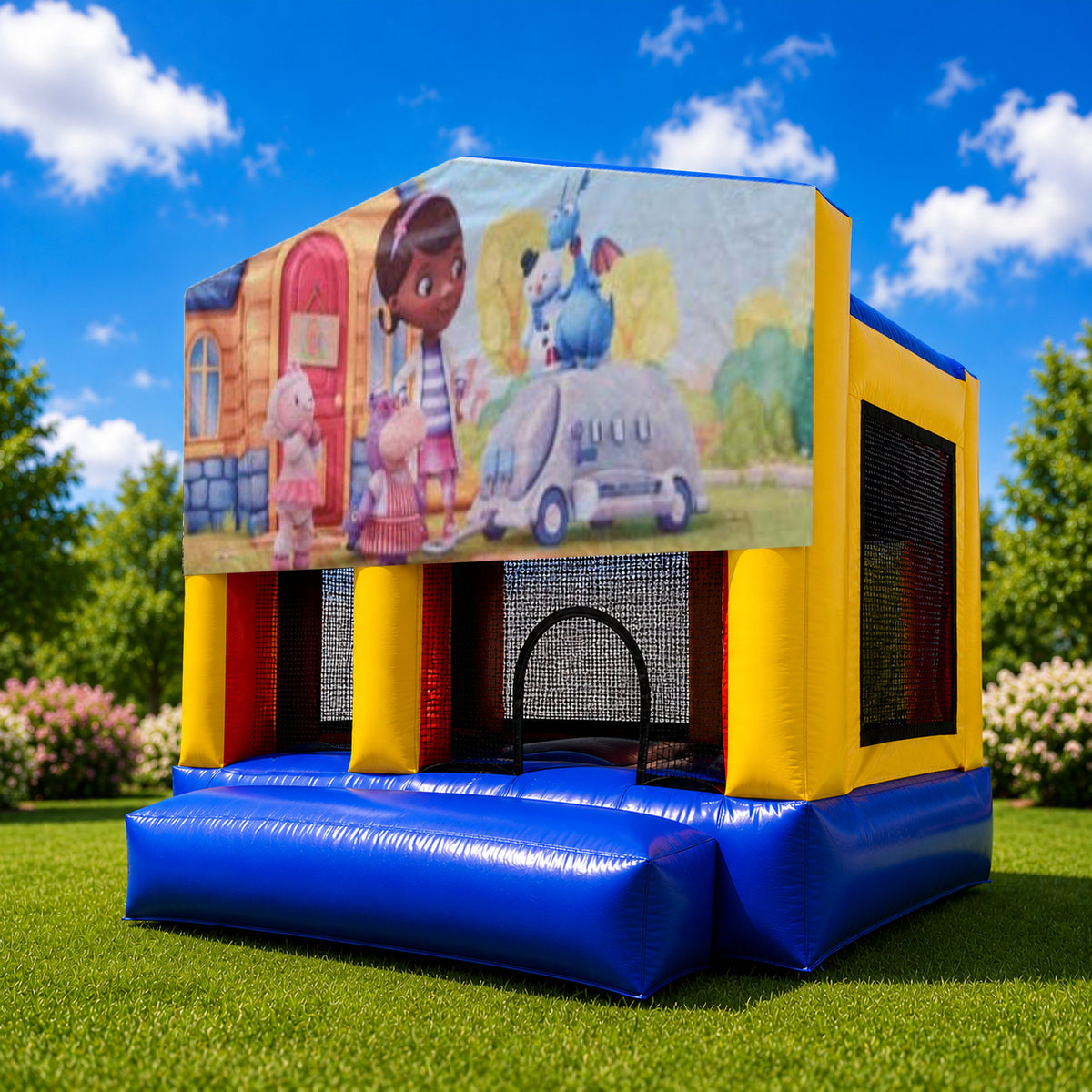 Doc McStuffins Small Slide Jumping Castle