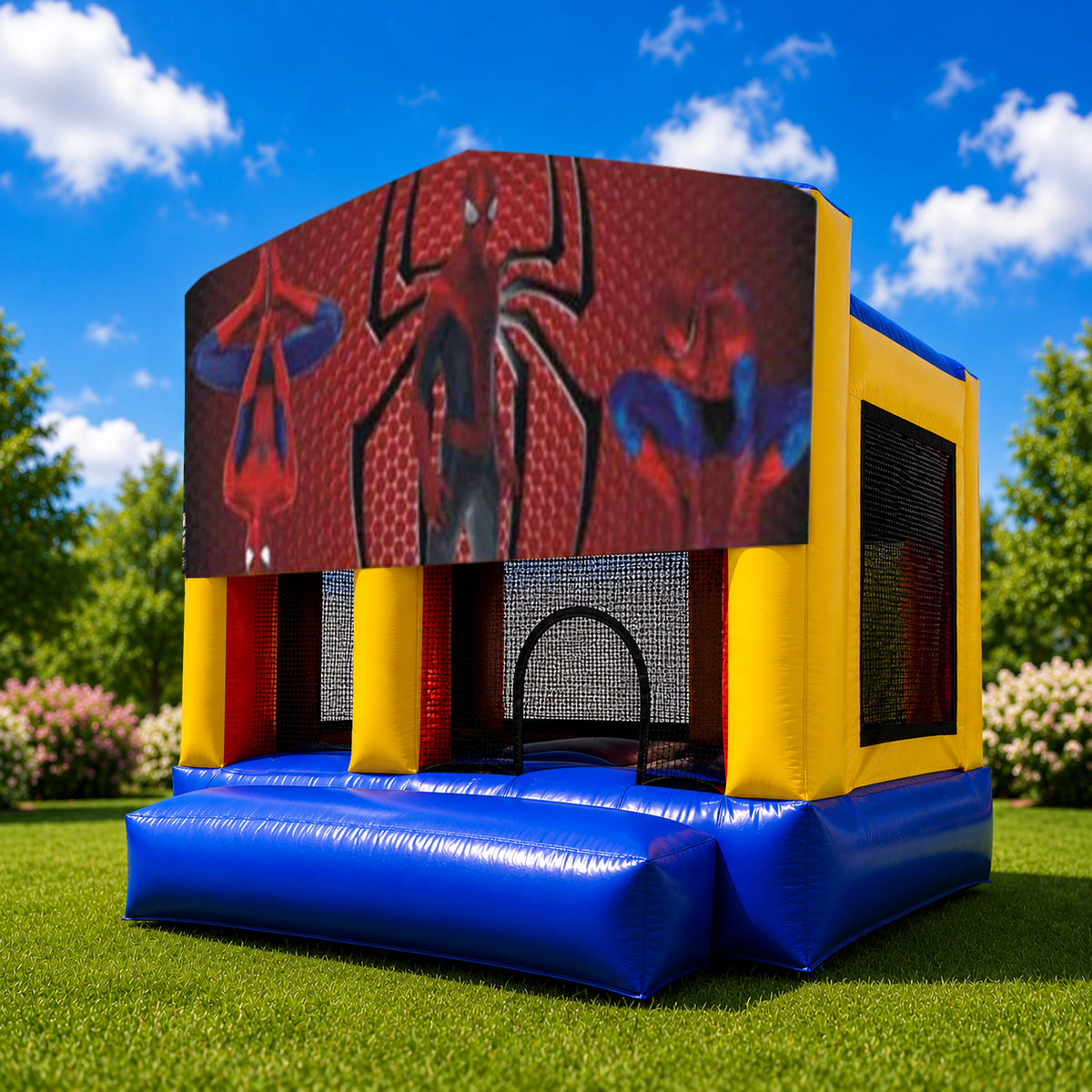 Spiderman Small Slide Jumping Castle