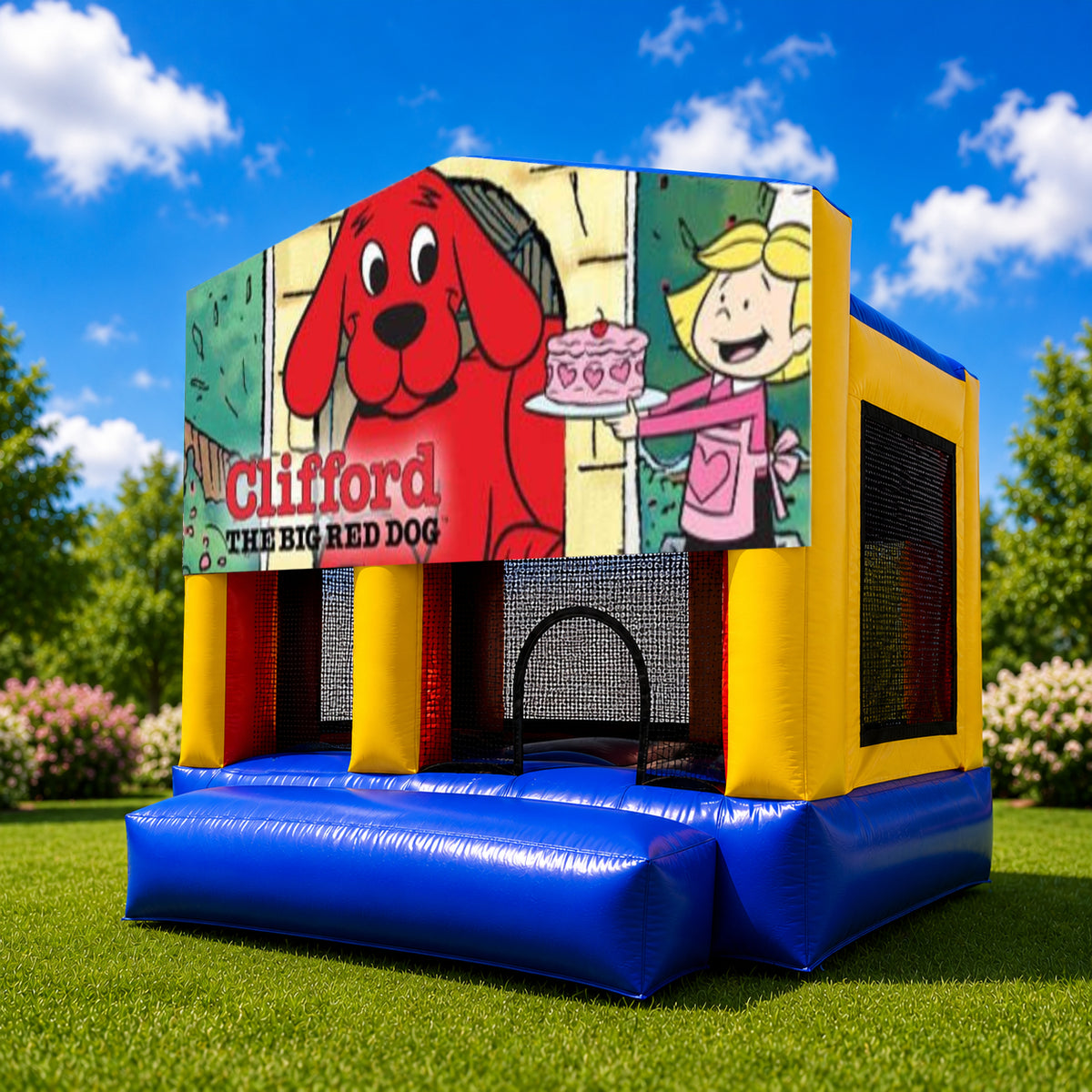 Clifford the Red Dog Small Slide Jumping Castle