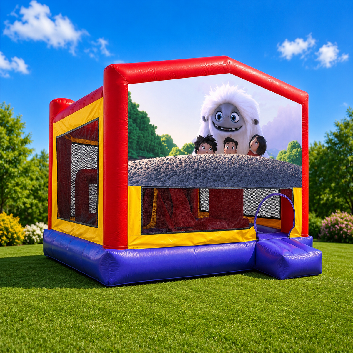 Abominable Extra Large Obstacle Combo Jumping Castle