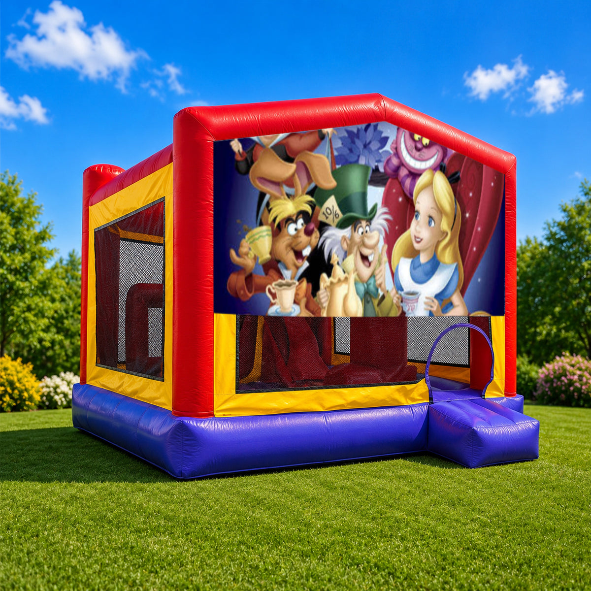 Alice in Wonderland #1 Extra Large Obstacle Combo Jumping Castle