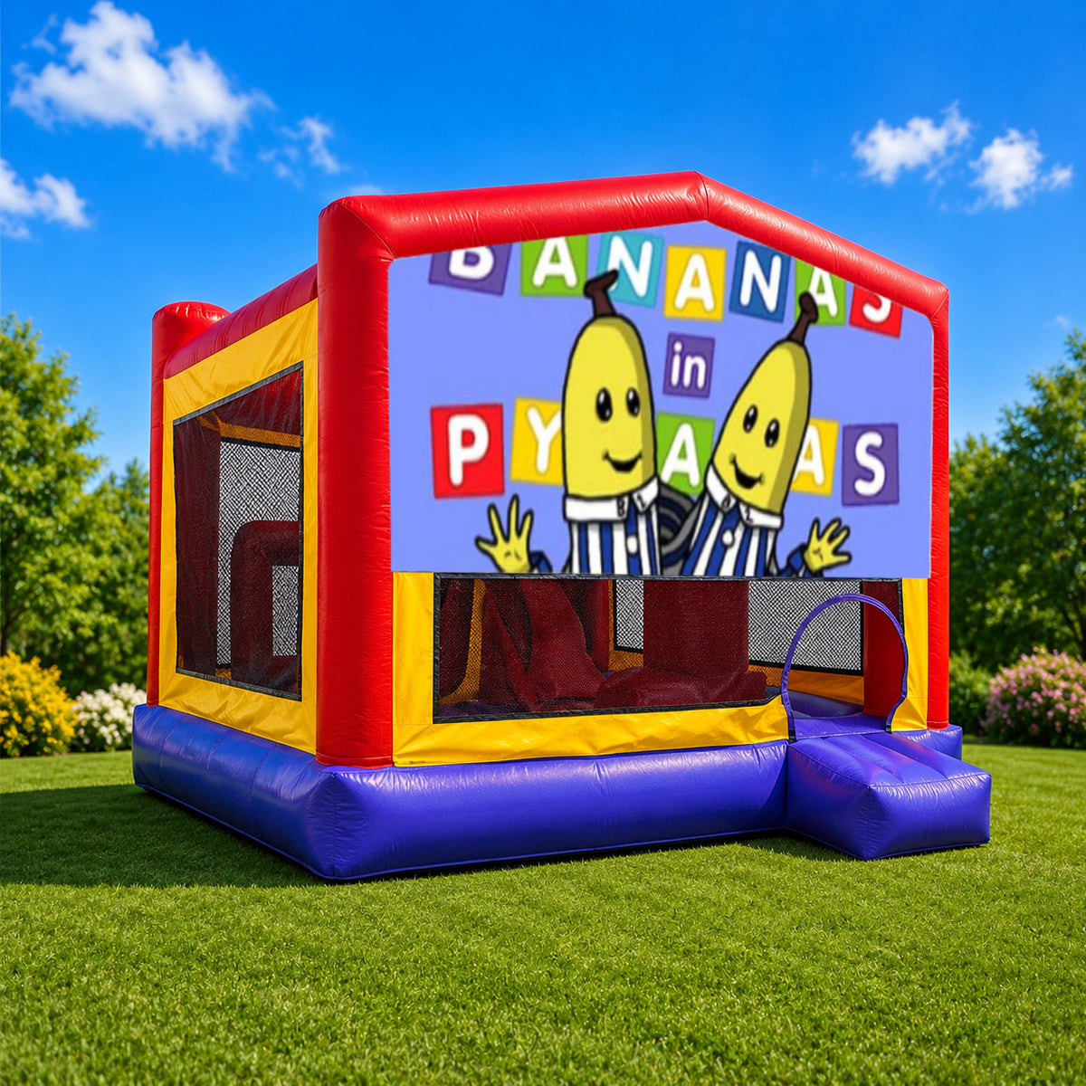 Bananas in Pyjamas Extra Large Obstacle Combo Jumping Castle