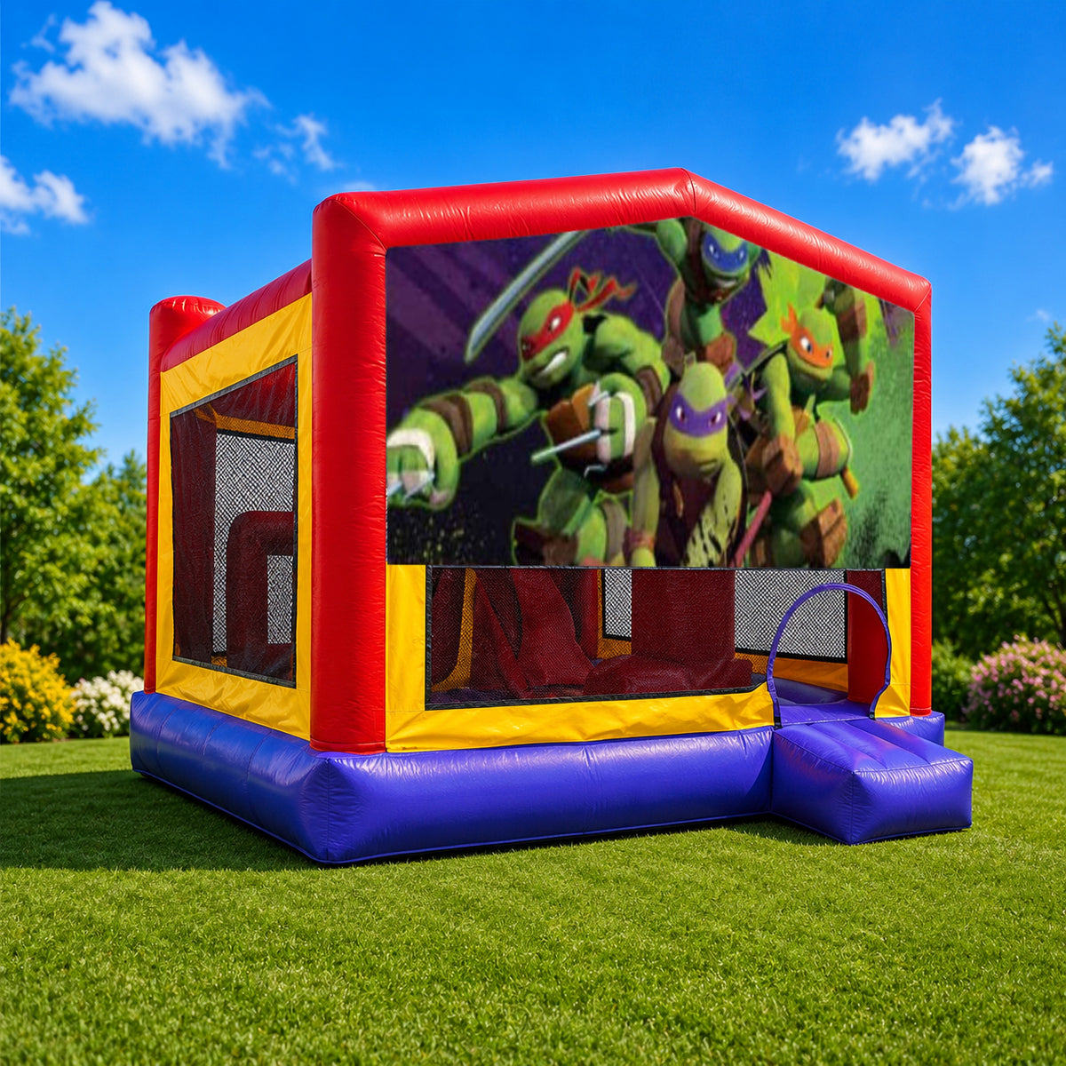 Ninja Turtles #2 Extra Large Obstacle Combo Jumping Castle