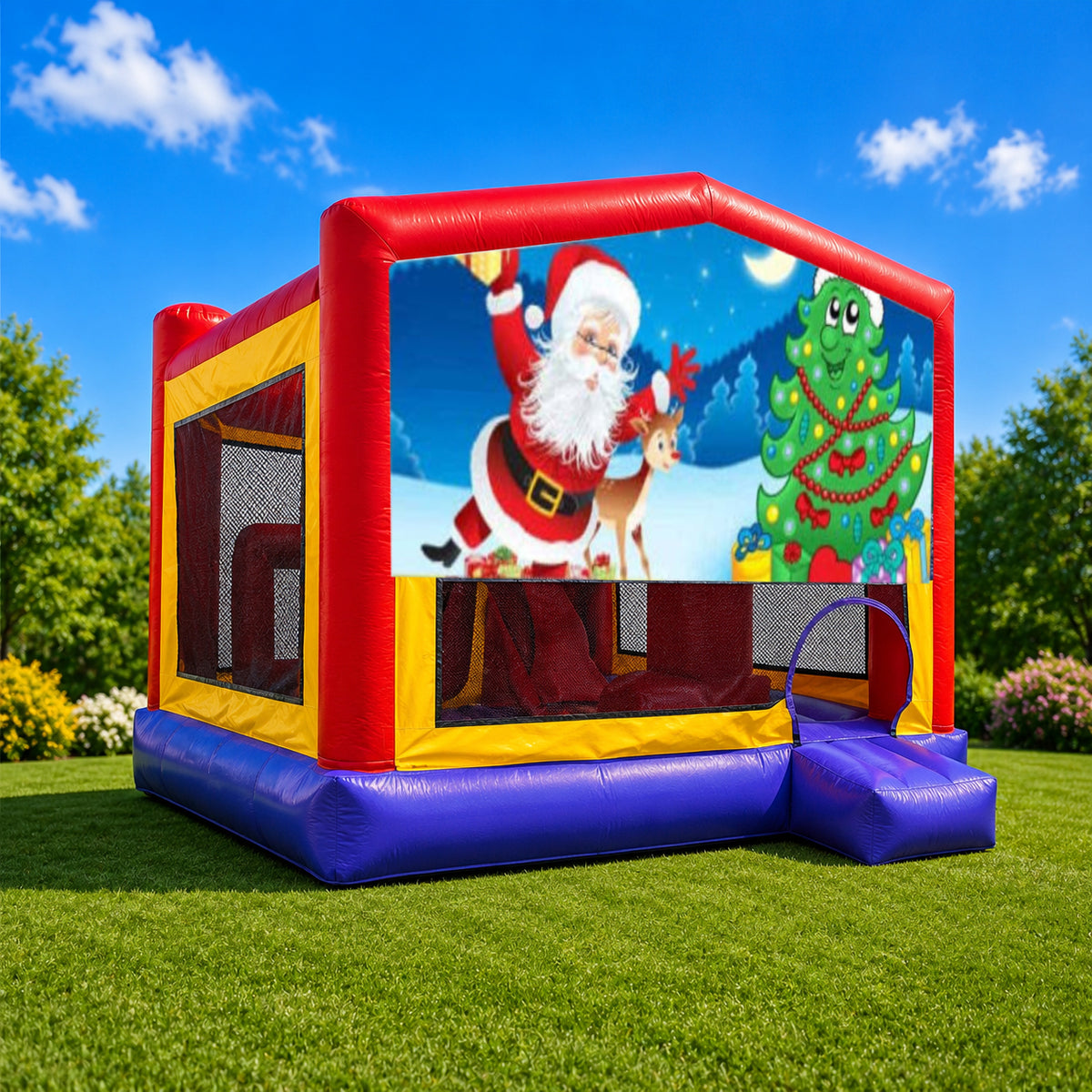 Christmas #2 Extra Large Obstacle Combo Jumping Castle
