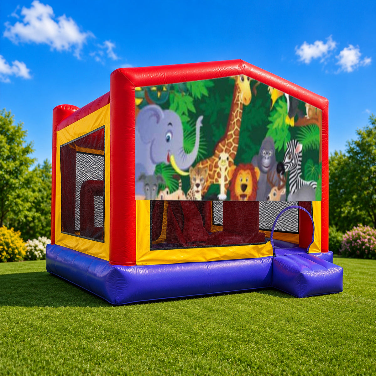 Jungle Extra Large Obstacle Combo Jumping Castle