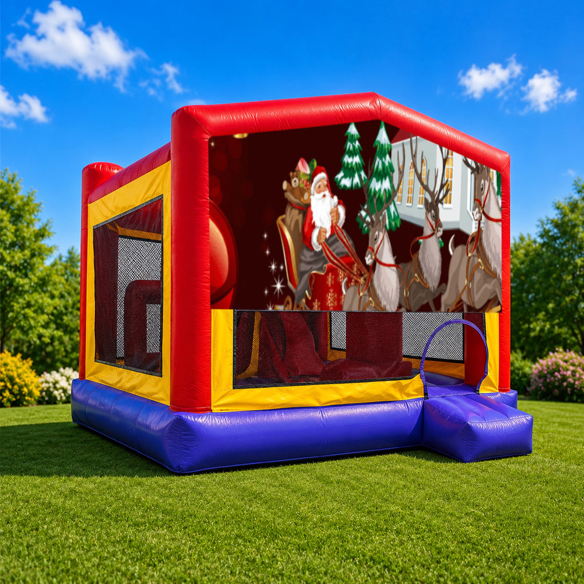 Christmas #6 Extra Large Obstacle Combo Jumping Castle