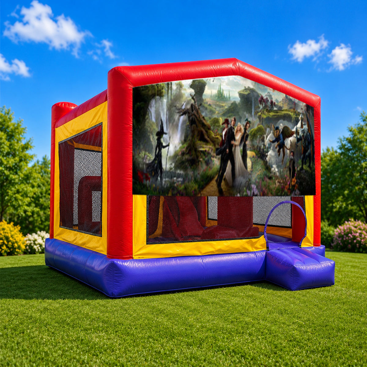 Alice in Wonderland #2 Extra Large Obstacle Combo Jumping Castle