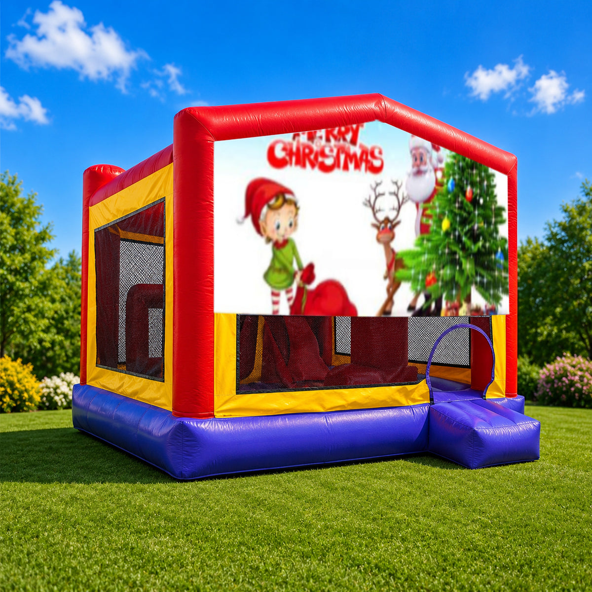 Christmas #9 Extra Large Obstacle Combo Jumping Castle