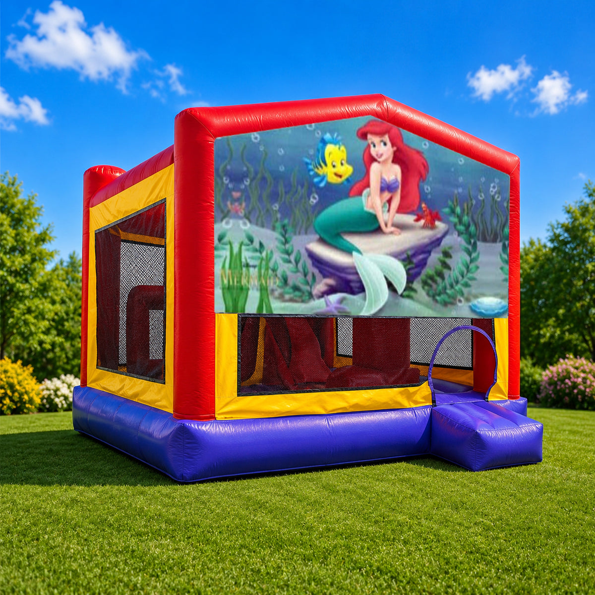 Little Mermaid Extra Large Obstacle Combo Jumping Castle