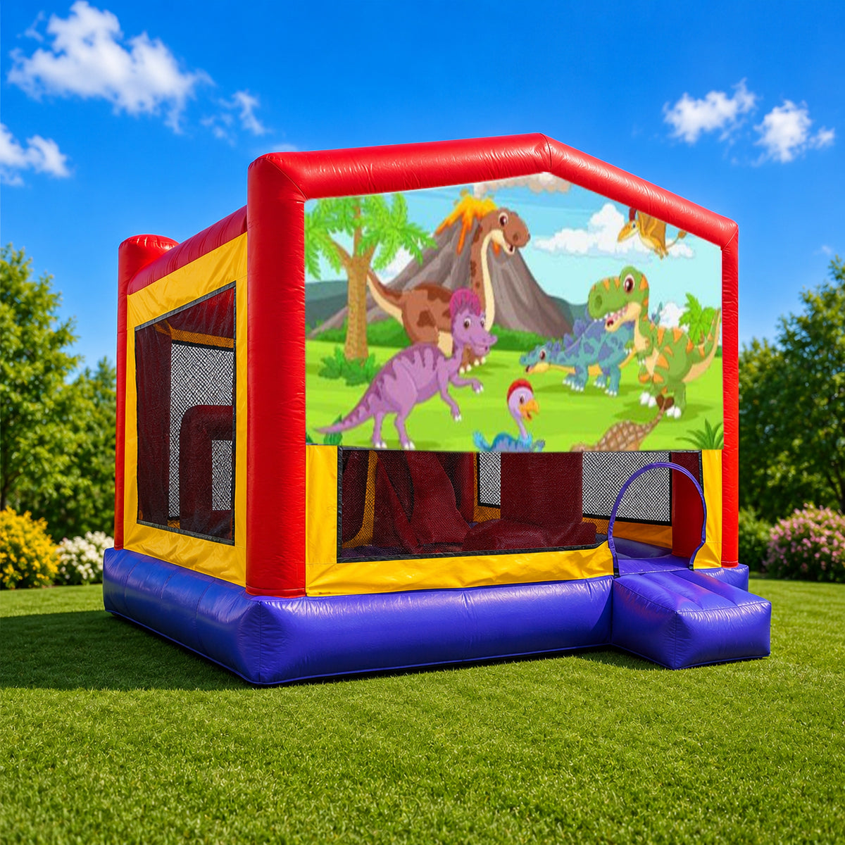 Dinosaur #2 Extra Large Obstacle Combo Jumping Castle