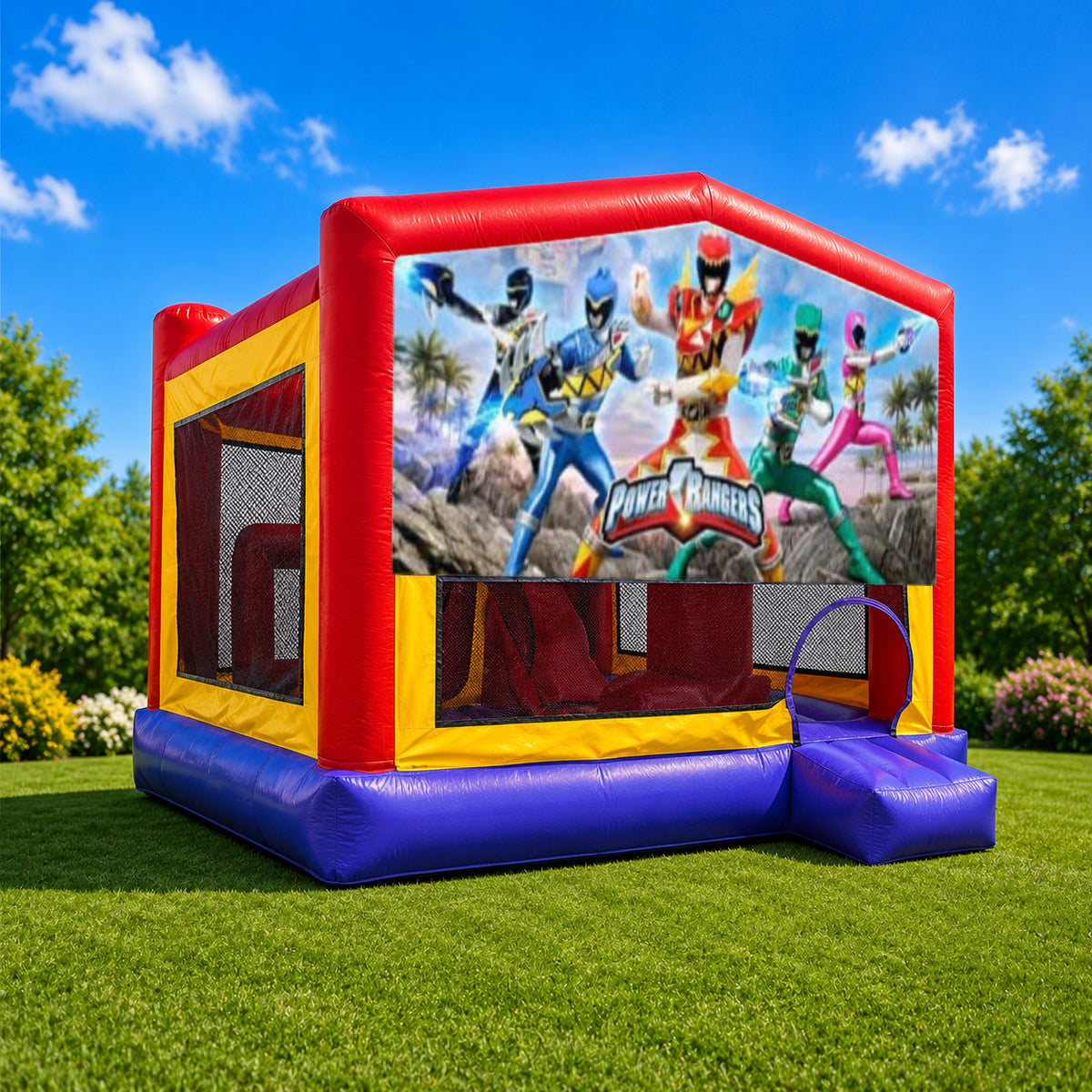Power Rangers Extra Large Obstacle Combo Jumping Castle