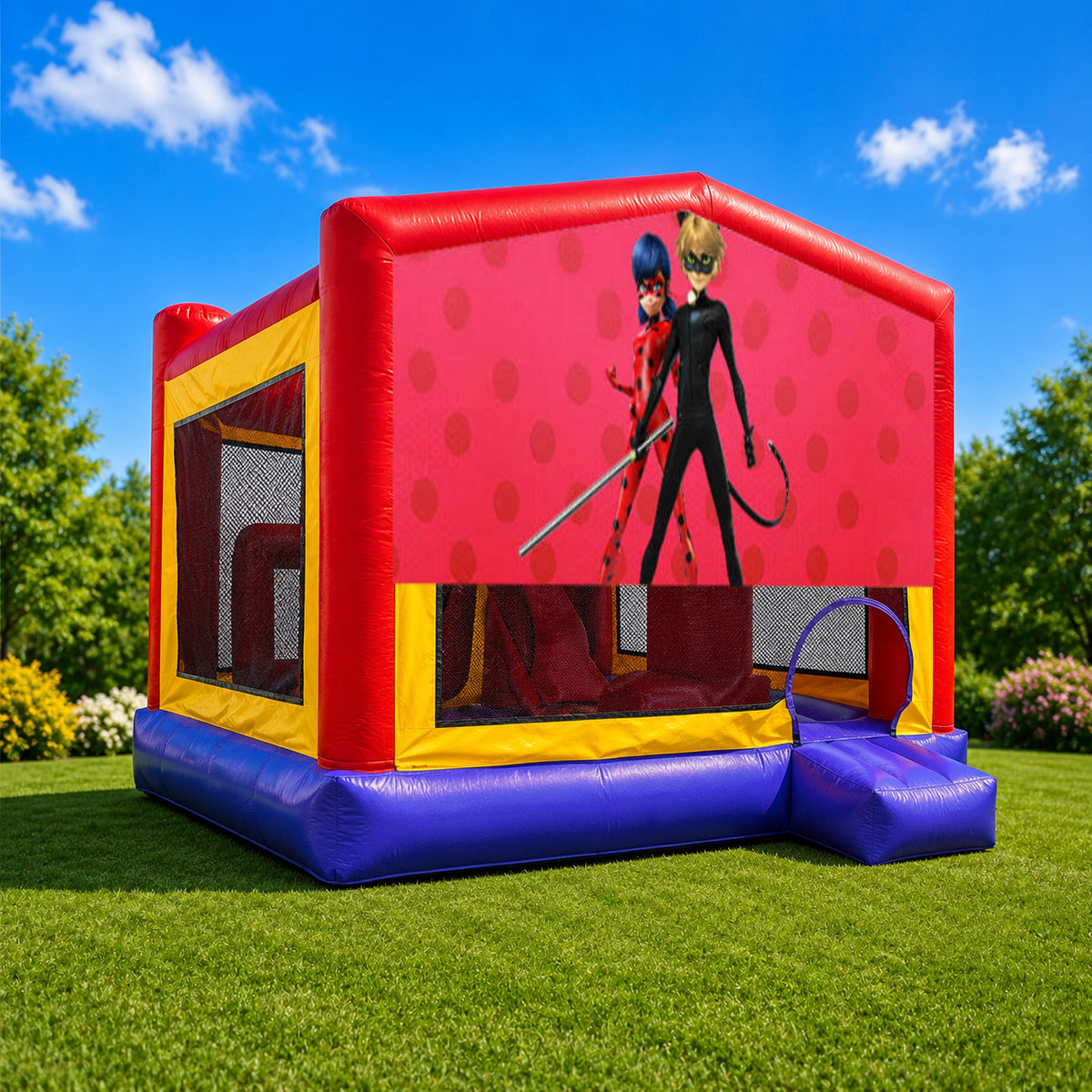 Miraculous Ladybug Extra Large Obstacle Combo Jumping Castle