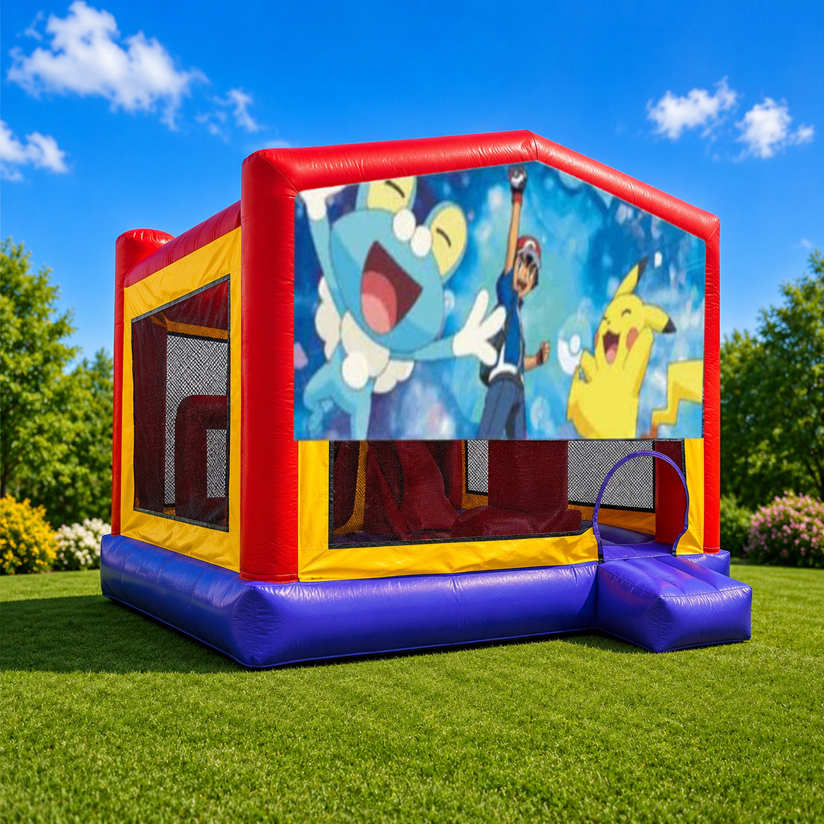 Pokemon Extra Large Obstacle Combo Jumping Castle