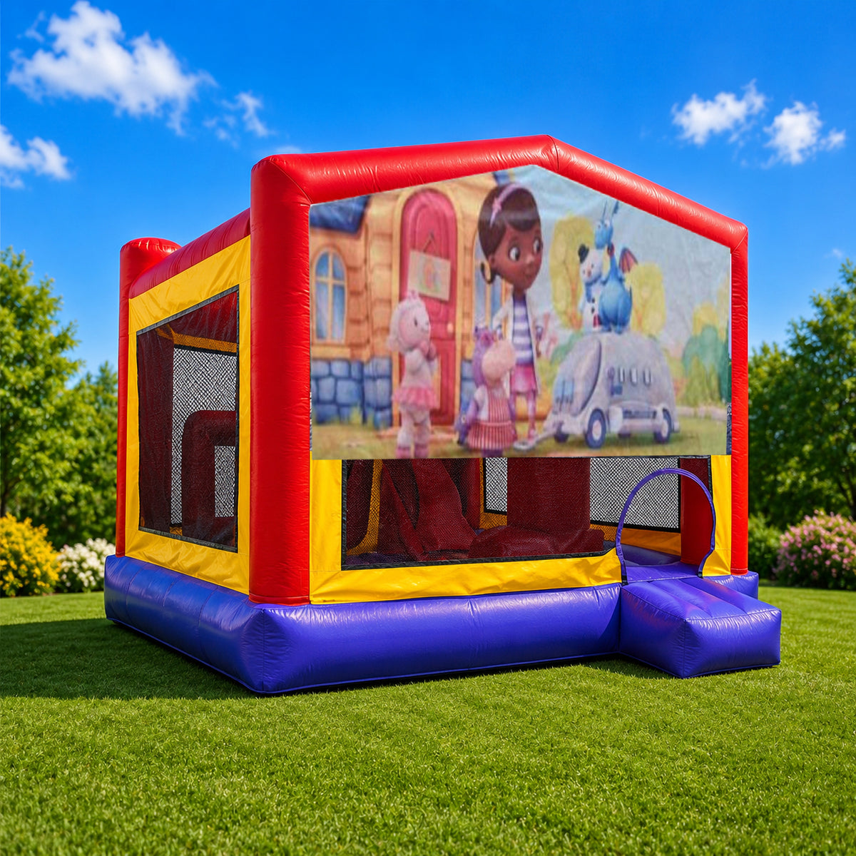 Doc Mcstuffins Extra Large Obstacle Combo Jumping Castle