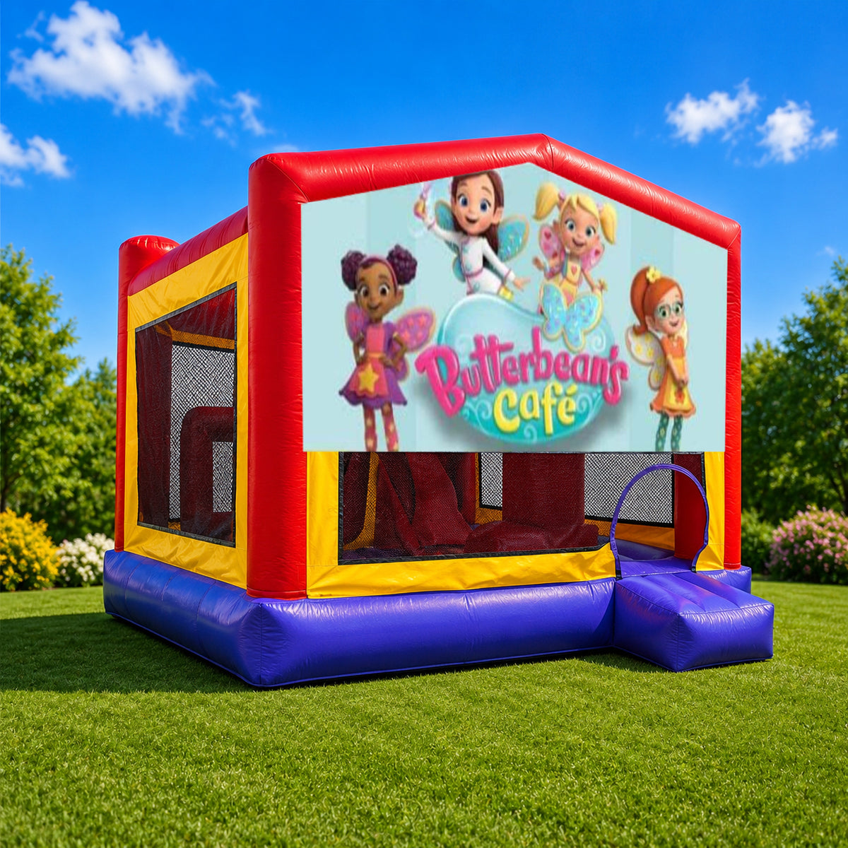 Butterbeans Cafe Extra Large Obstacle Combo Jumping Castle