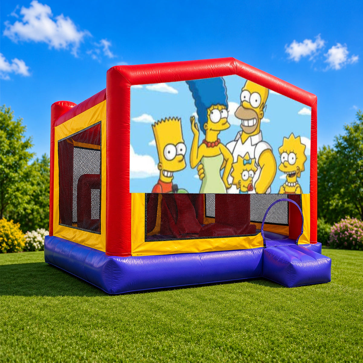 The Simpsons Extra Large Obstacle Combo Jumping Castle