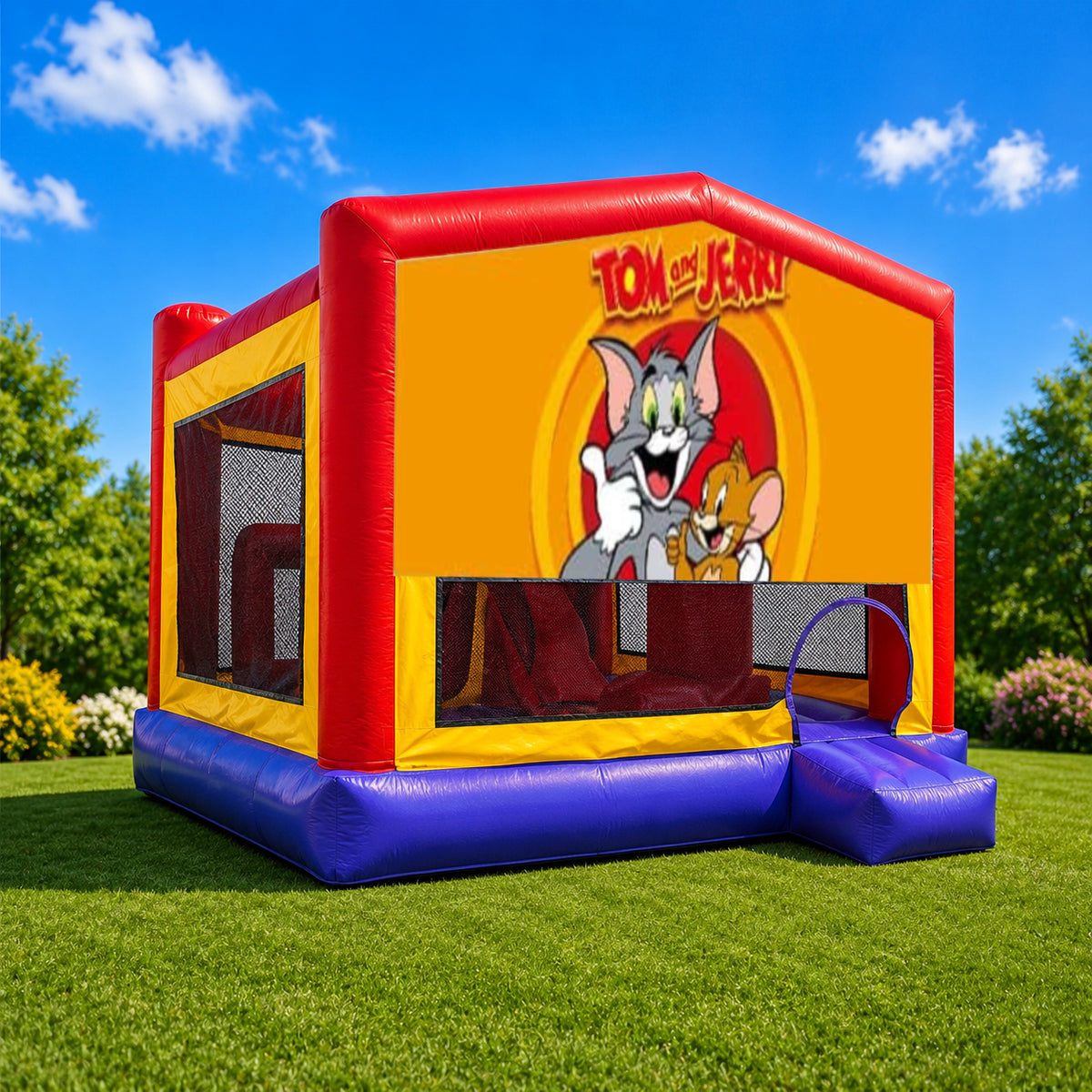 Tom and Jerry Extra Large Obstacle Combo Jumping Castle