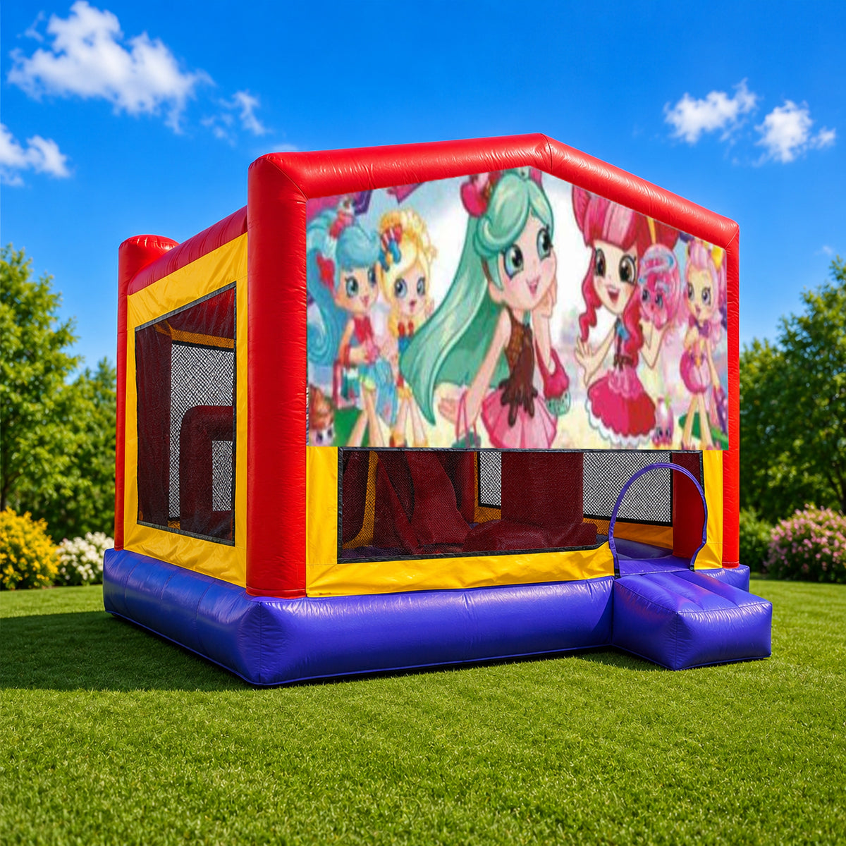 Shopkins Extra Large Obstacle Combo Jumping Castle