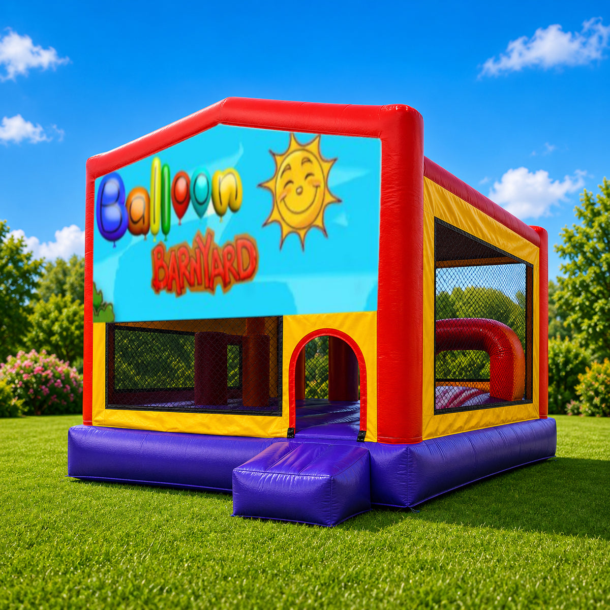Balloon Barnyard Extra Large Obstacle Combo Jumping Castle