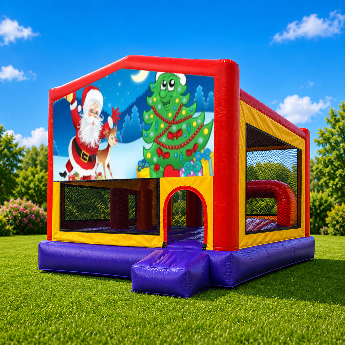 Christmas #2 Extra Large Obstacle Combo Jumping Castle