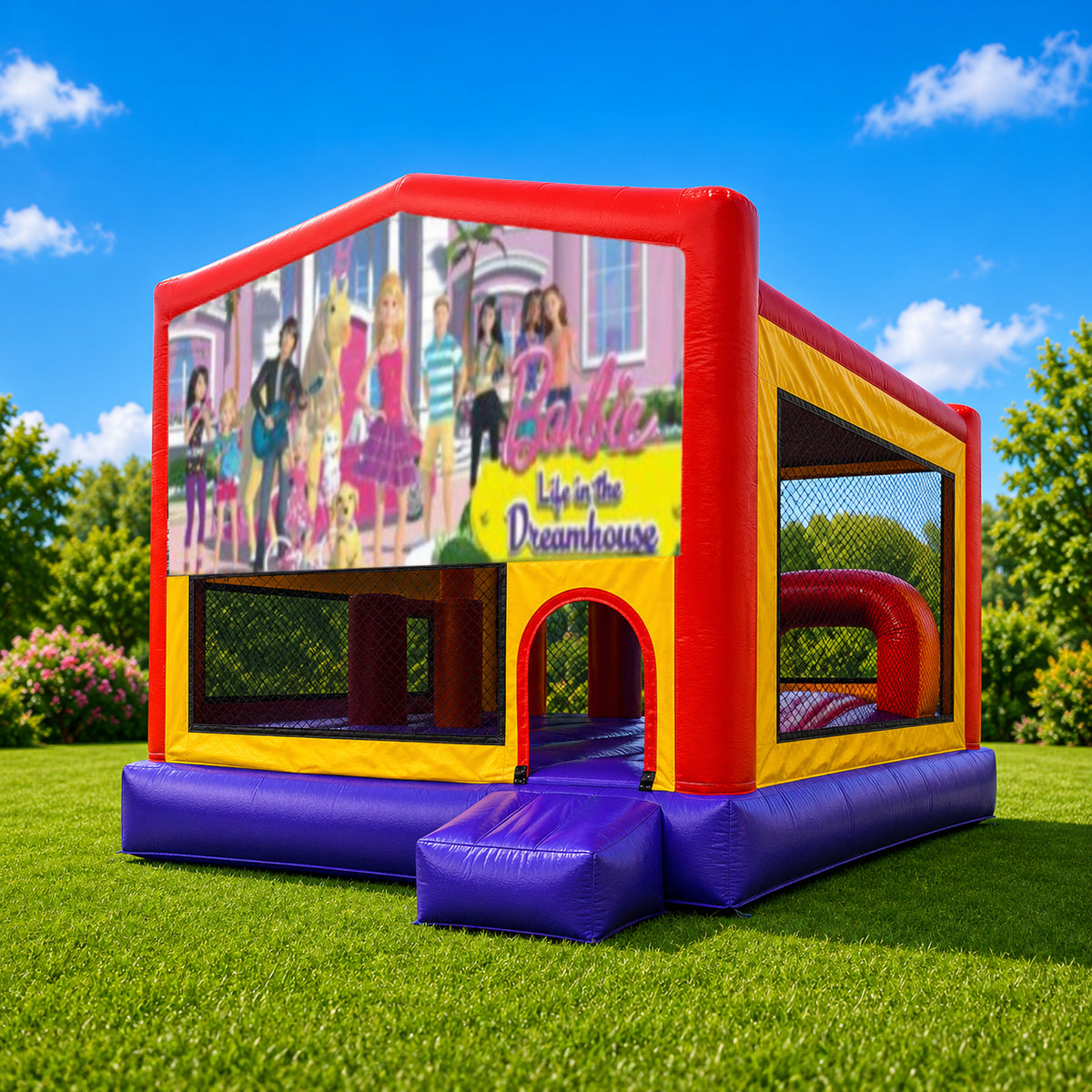 Barbie Extra Large Obstacle Combo Jumping Castle