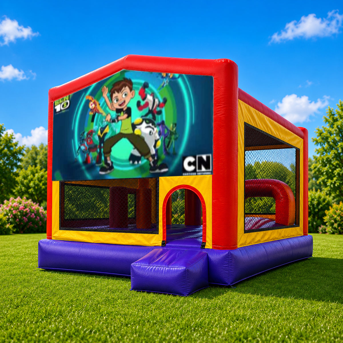 Ben10 Extra Large Obstacle Combo Jumping Castle